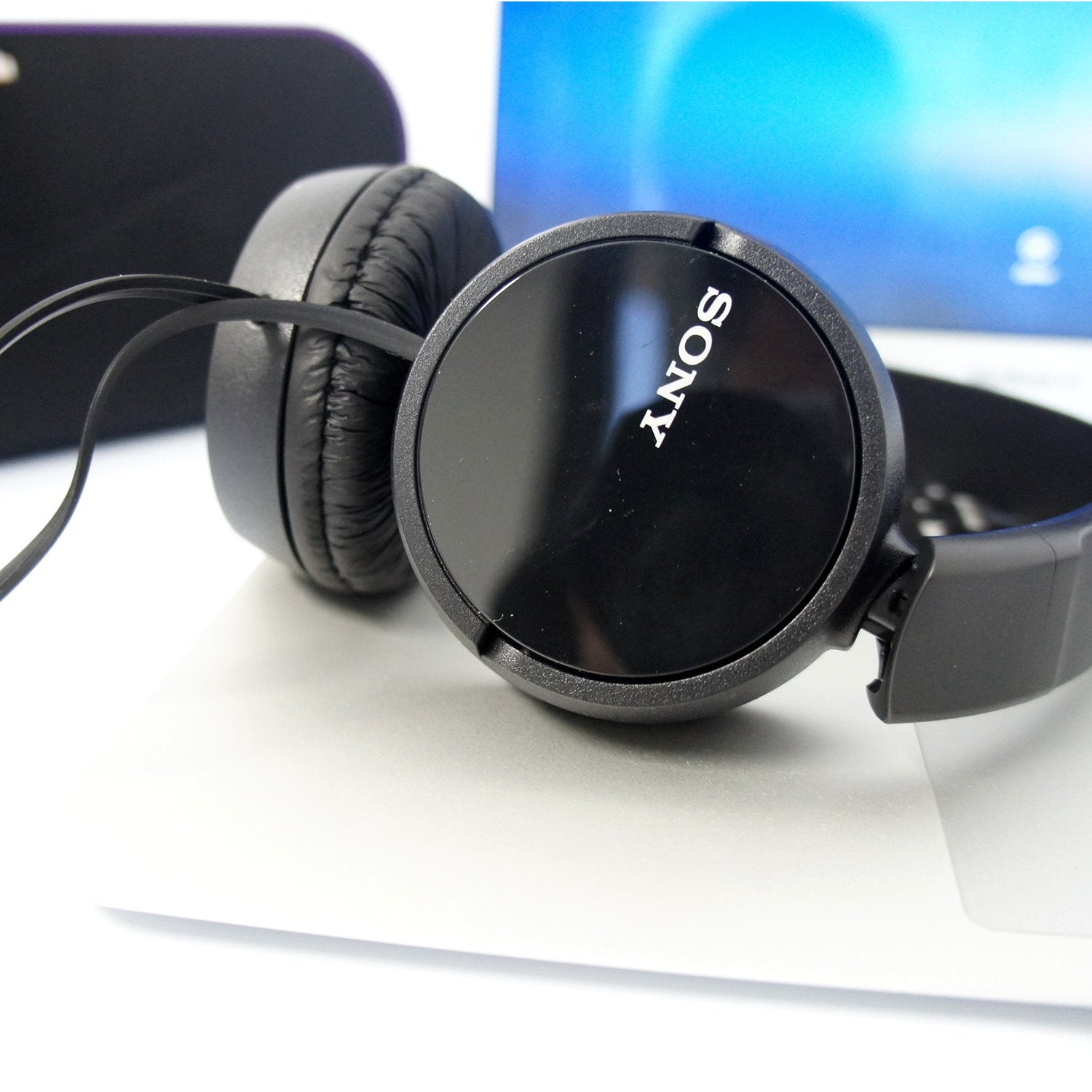 Sony ZX110 Over-Ear Dynamic Stereo Headphones (Black)