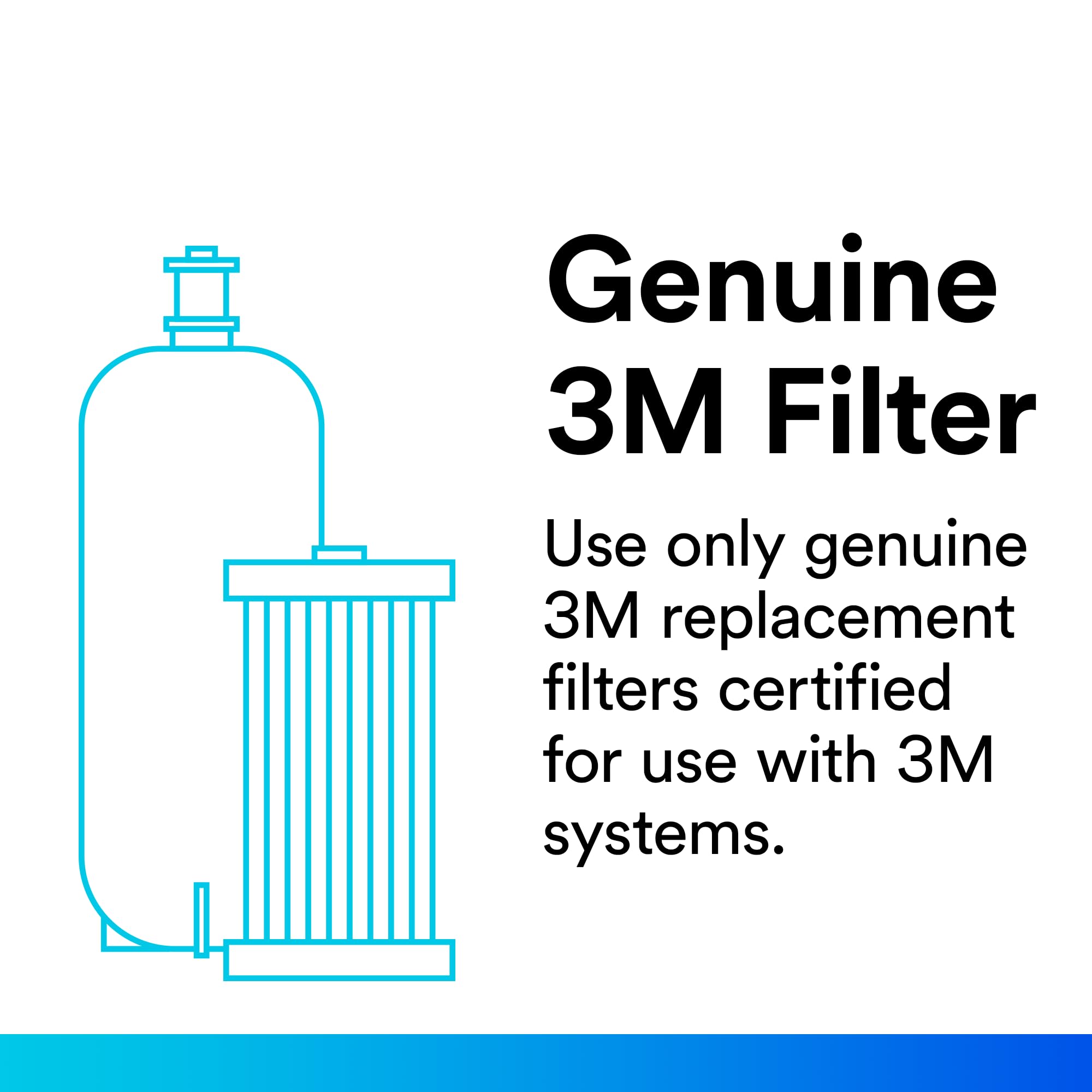 3M Aqua-Pure Under Sink Full Flow Replacement Cartridge AP Easy C-Cyst-FF, for use with AP Easy Cyst-FF System