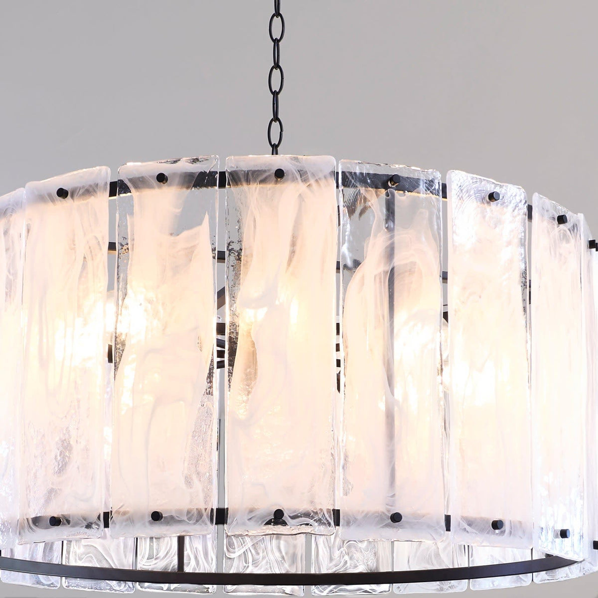 Quorum Lighting 8575-8-59 Prestige Pendant, 8-Light 480 Total Watts, Matte Black