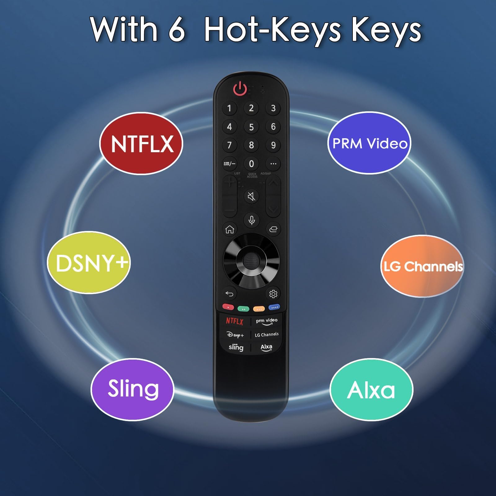 Magic Remote Compatible for LG Smart TV,Universal Replacement Magic Control for 2023 to 2019 LG TV,Compatible AN-MR23GA/23GN,AN-MR22GA/22GN,AN-MR21GA,for UHD OLED QNED NanoCell 4K 8K Models