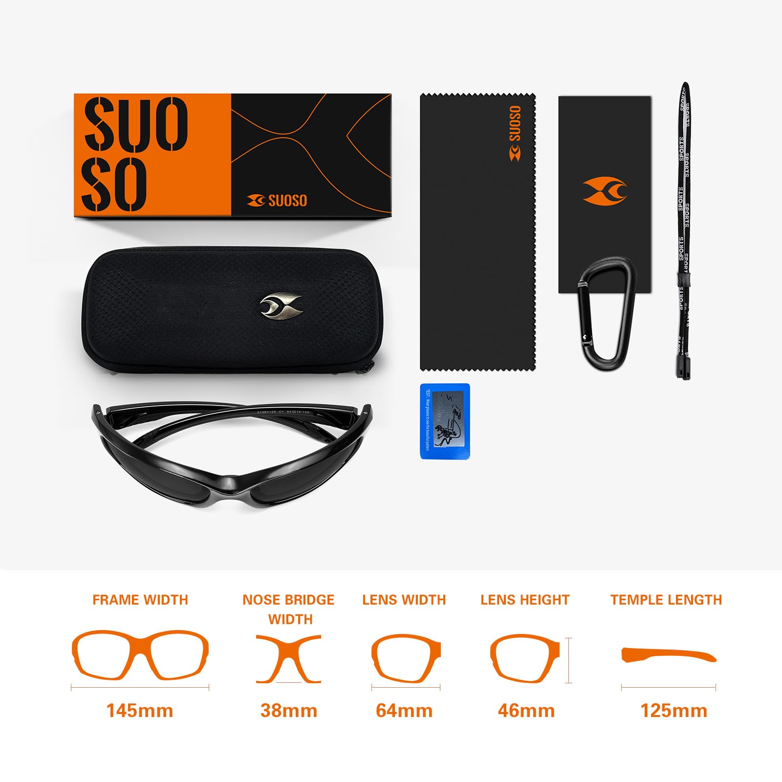 Sports Polarized Sunglasses for Men: Womens UV400 Protection Sun Glasses Wrap Around Goggles for Fishing Driving TR90