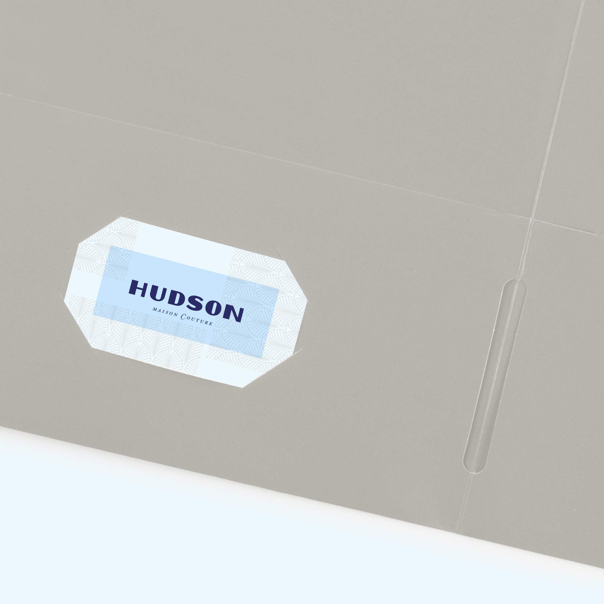 Avery Two Pocket Folders, Holds up to 40 Sheets, Business Card Slot, 25 Gray Folders (47990)