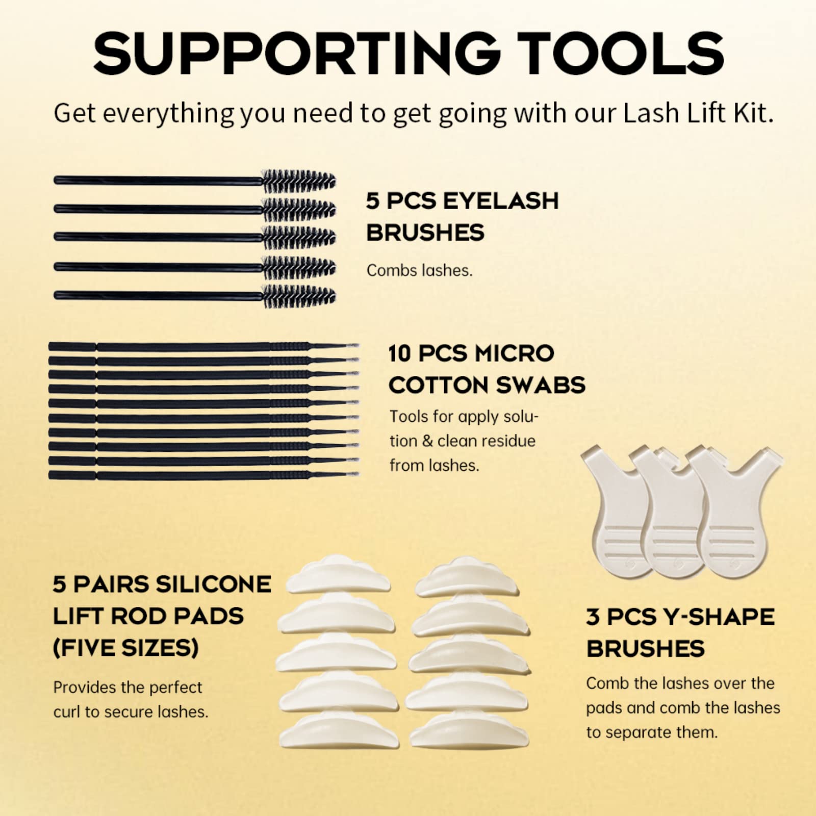 Lash Lift Kit Lash Lifting Kit, Perming Curling Eyelash Lift Kit Semi-Permanent Eyebrow Lamination Kit for Beginner and Professional Eyelash Perm Kit