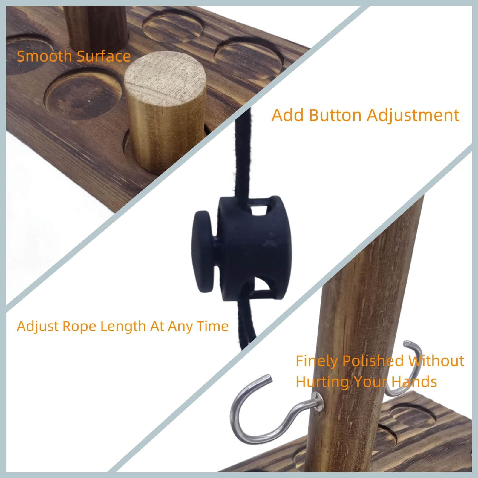 Ring toss Game for Adults and Kids, Ring toss with Shot Ladder, Larger Base to Ensure Stability, Fast-paced Interactive Ring and Hook Game Ring toss, Halloween Games