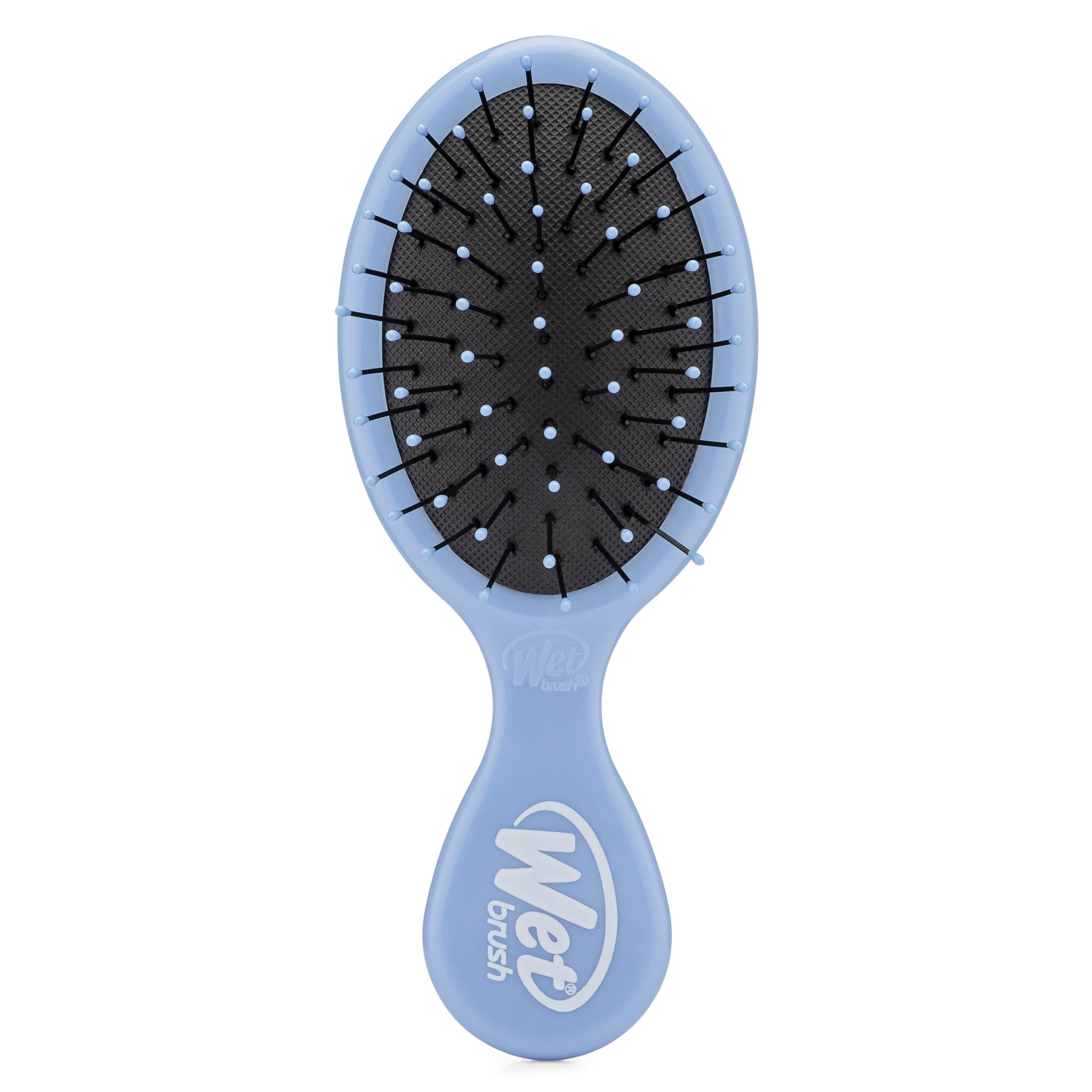 Wet Brush Detangling Brush, Mini Detangler Brush (Sky) - Wet & Dry Tangle-Free Hair Brush for Women & Men - No Tangle Soft & Flexible Bristles for Straight, Curly, & Thick Hair