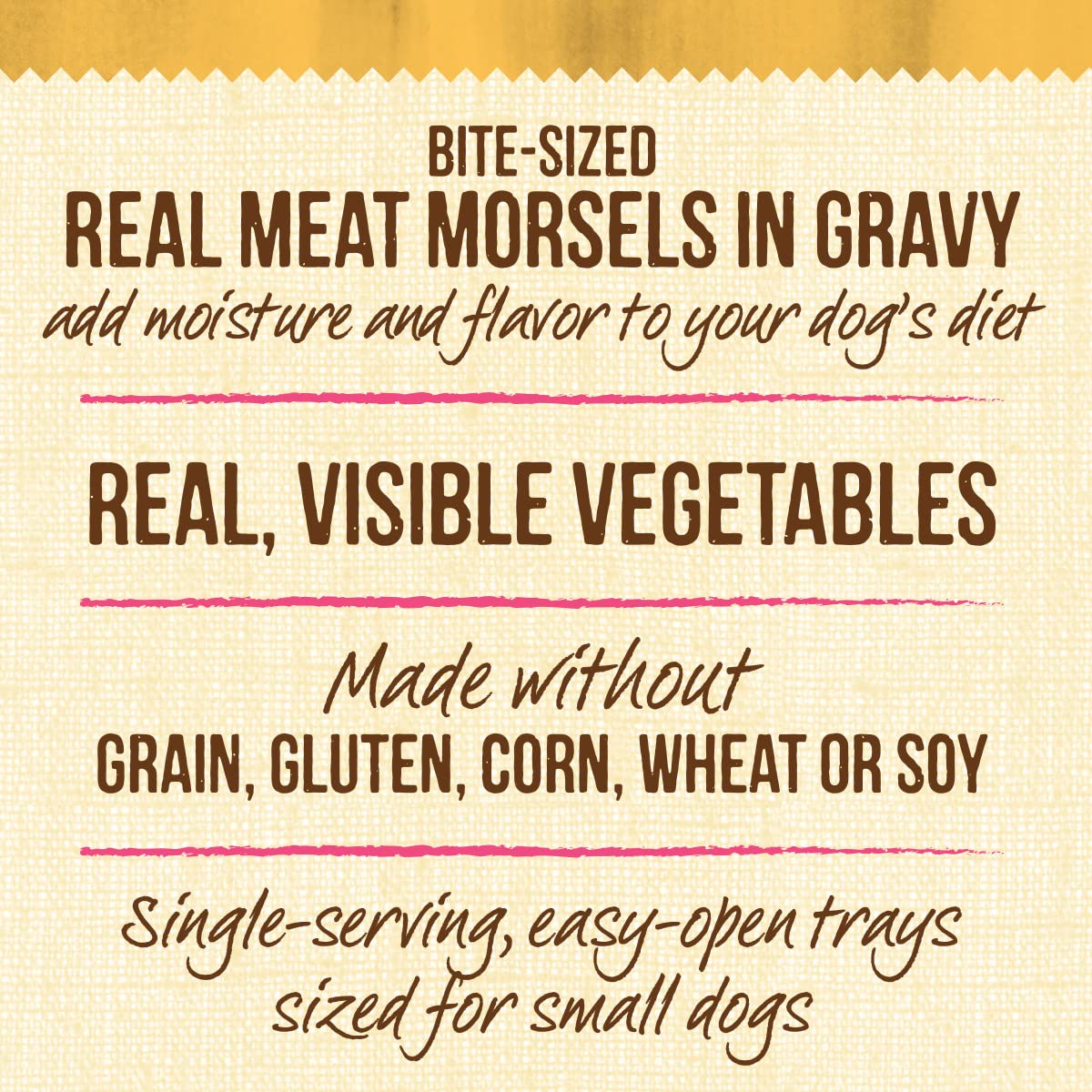 Merrick Lil’ Plates Grain Free And Gluten Free Natural Wet Dog Food For Small Dogs, Soft Petite Pot Pie Recipe - (Pack of 12) 3.5 oz. Tubs