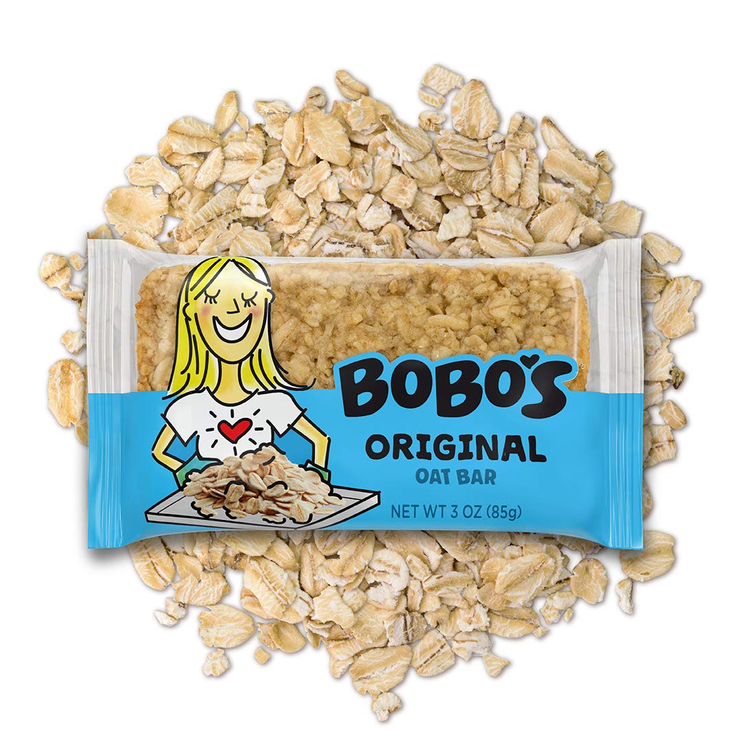 Bobo's Oat Bars, Original, 3 oz Bar (12 Pack), Gluten Free Whole Grain Snack and Breakfast Bar