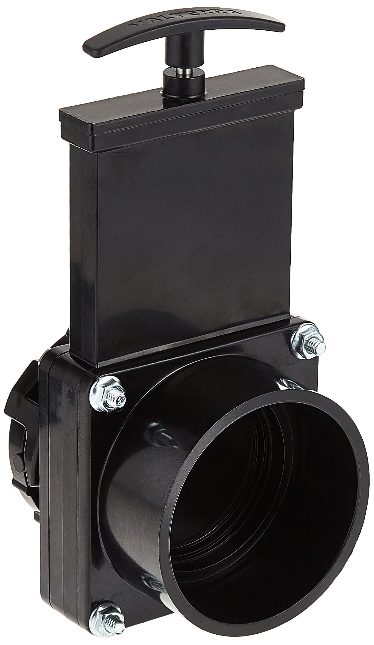 Valterra T50 3" Hub x 3" Bay with Cap Valve Assembly,Black