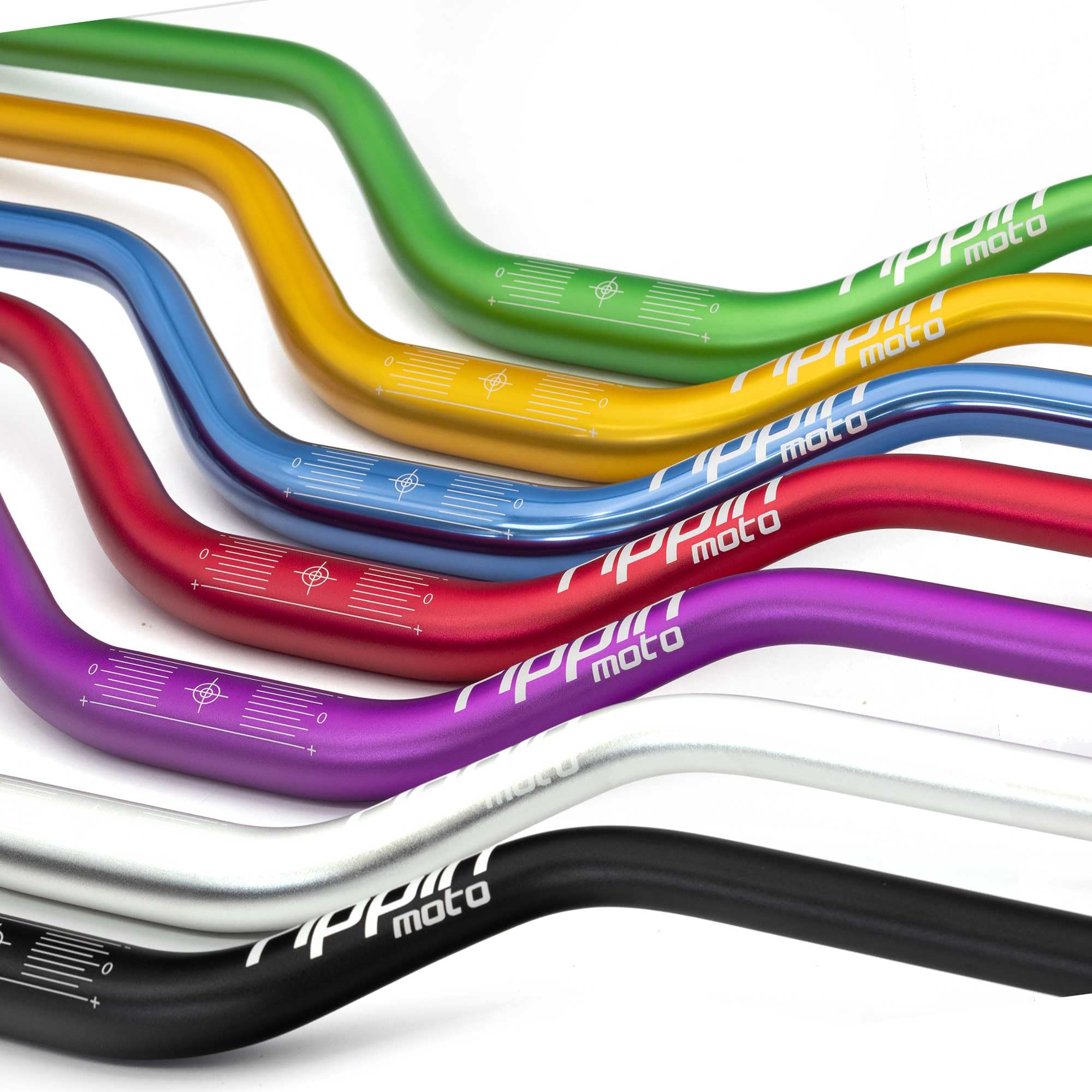 Rippin Moto RISE3 E-Moto Handlebars for Sur-Ron - 3" Rise x 770mm Wide, 22mm Ends, 31.8mm Center - Riser Bars for Talaria Sting, E-Ride PRO, Rawrr Mantis, Vetra Blazer, Surron LBX (Black)
