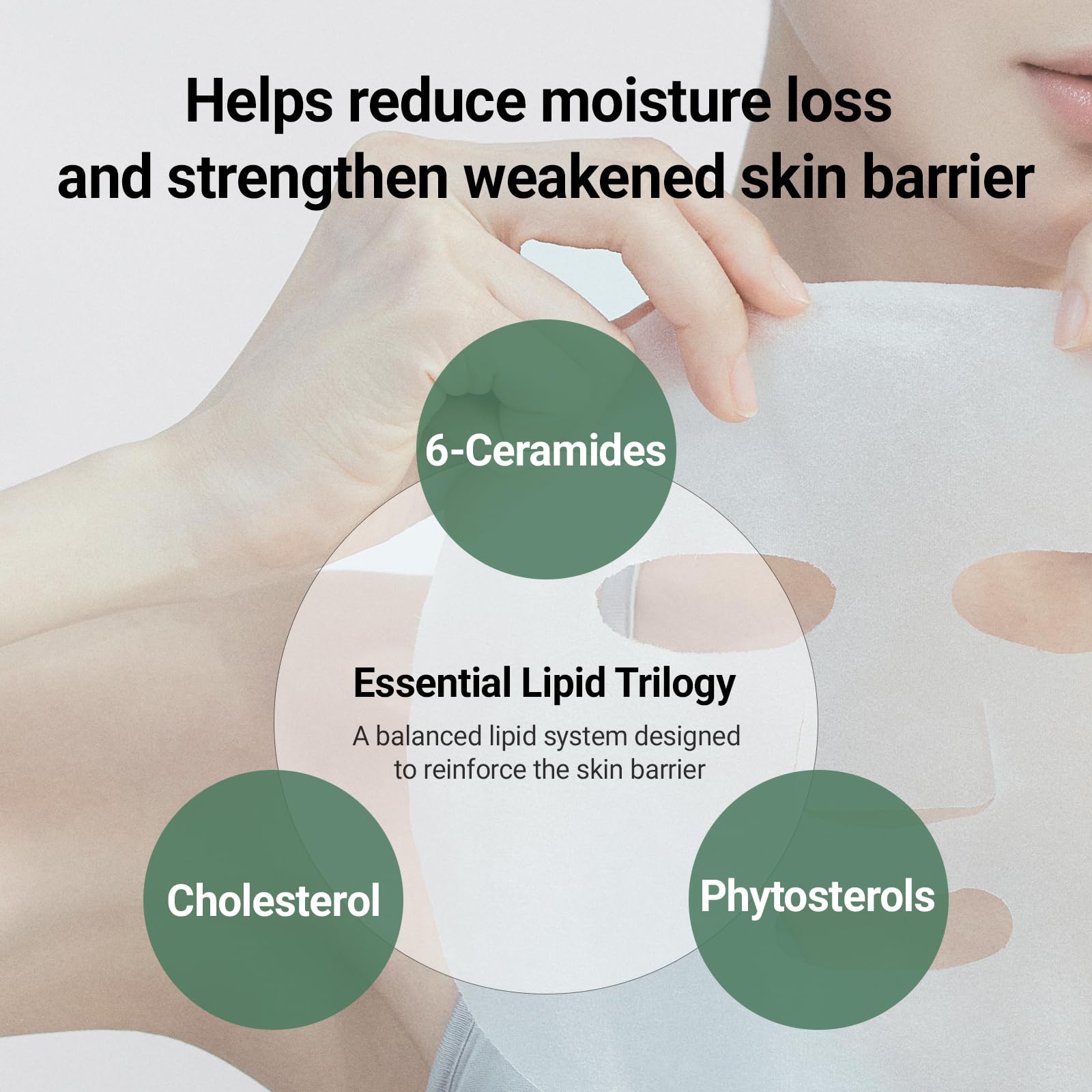 DA EFFECT Cooling Treatment Sheet Mask – Skin Protection & Barrier Repair Care for Stressed, Irritated Skin | Post-Treatment Care | Calming, Hydrating Face Mask | 25g x 5 Sheets