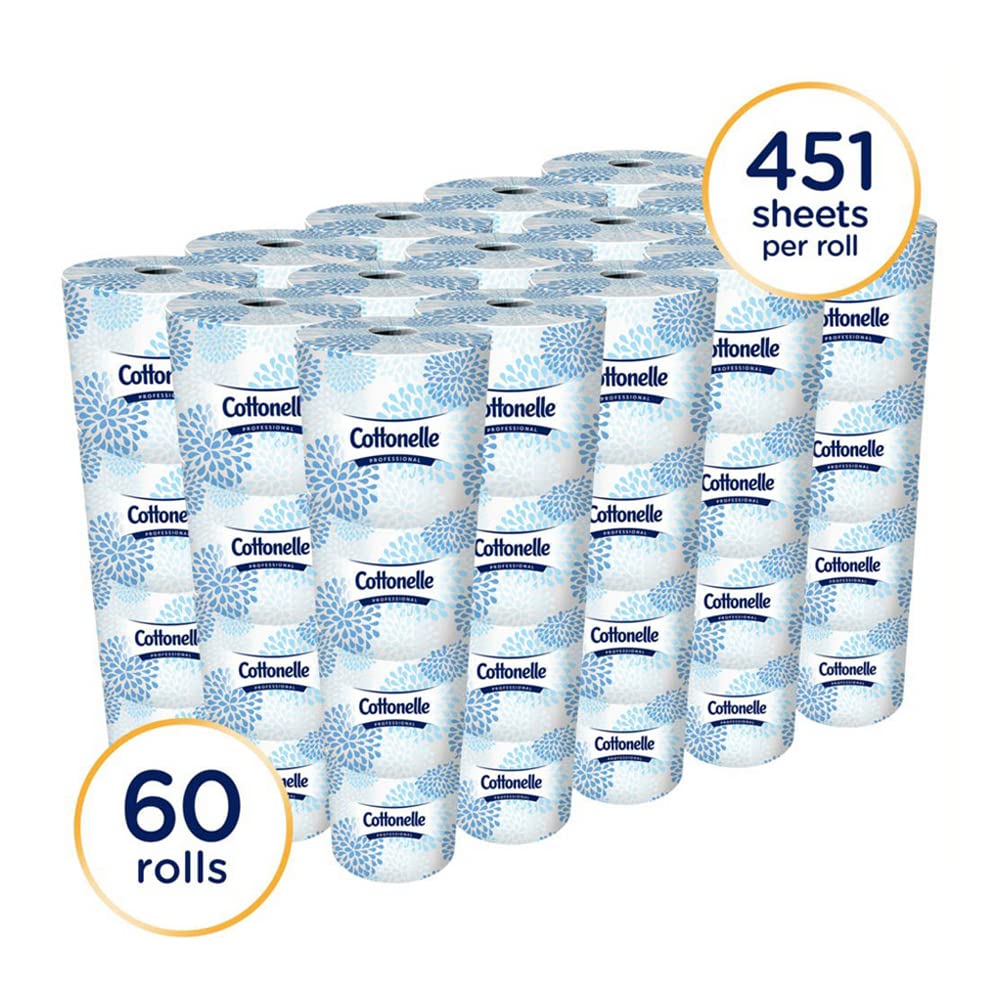 Kimberly Clark Safety 17713 Kleenex Cottonelle Bathroom Tissue (Pack of 60)