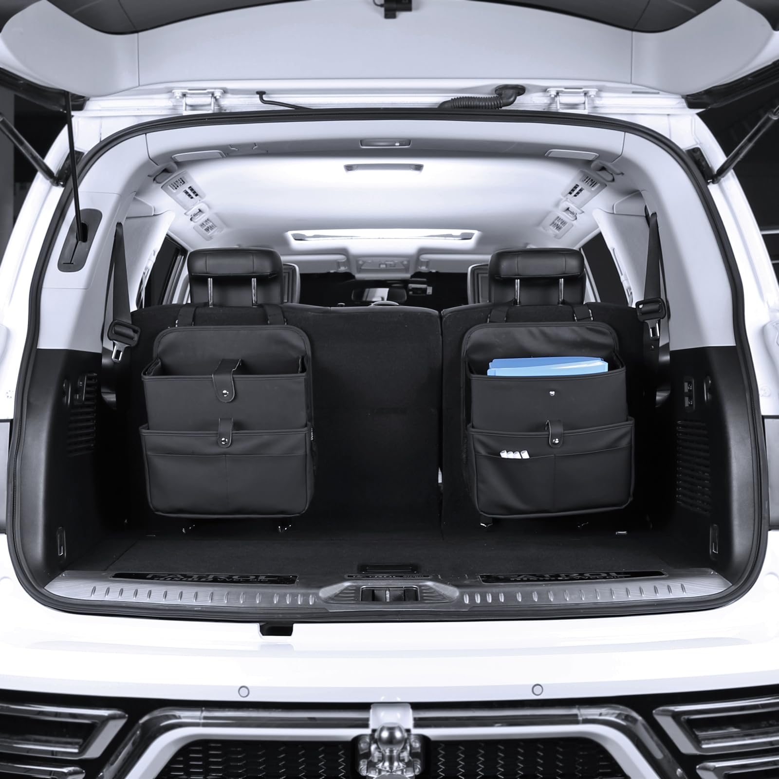 TAIKOO Front Seat Car Organizer,Car File Organizer-Hanging Letters/Legal Folders/Laptops and Tablets,Car Office Large Capacity A4 Letter Sized Document Storage Bag