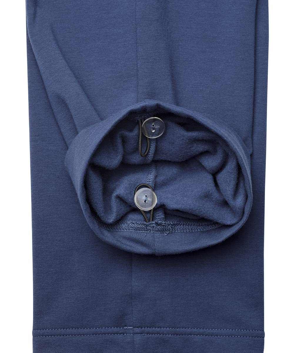 Silvert's Adaptive Clothing & Footwear Women’s Petite Open Back Fleece Pant - Navy MED