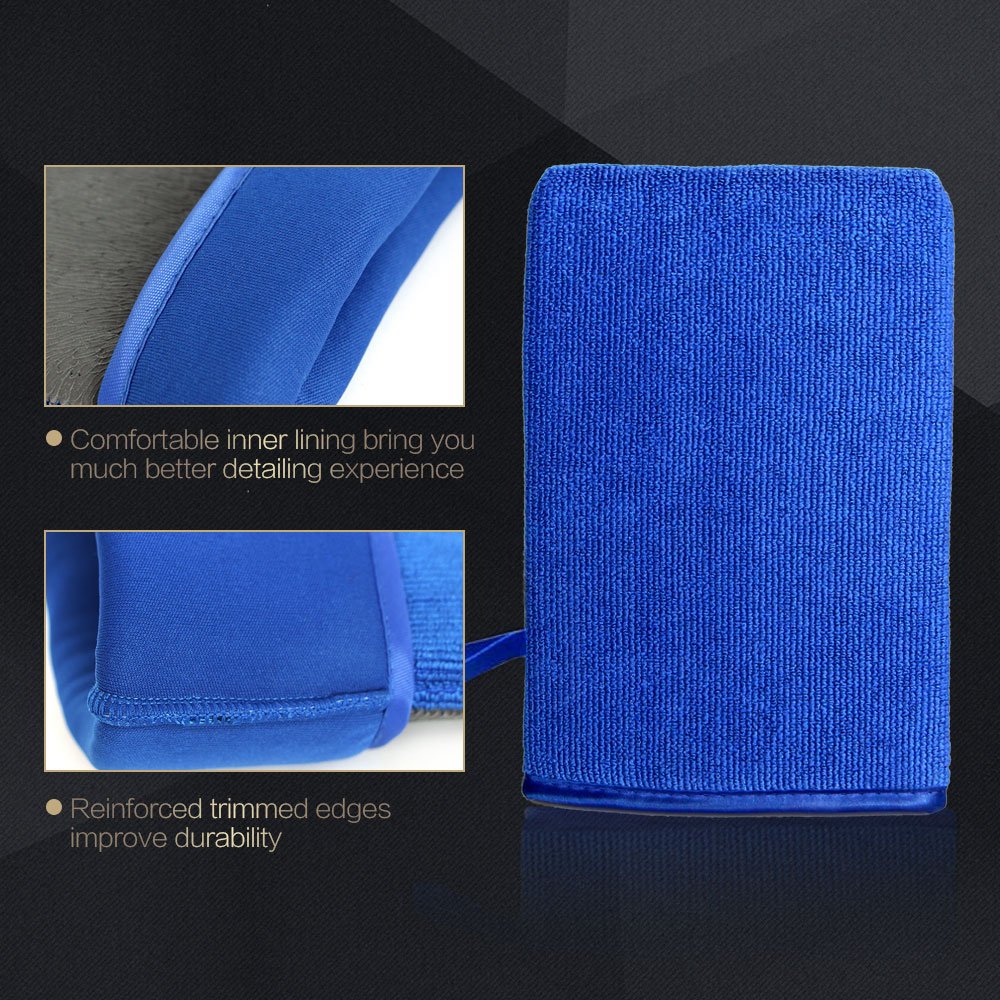 Clay Mitt, AutoCare Fine Grade Clay Bar Mitt Surface Prep Mitt Finish Clay Bar Mitt Wash Mitt Clay Eraser Mitt for Car Detailing Clay Bar Alternative Novel Detailing Tool & Kit, Creative Gift-1 Pack