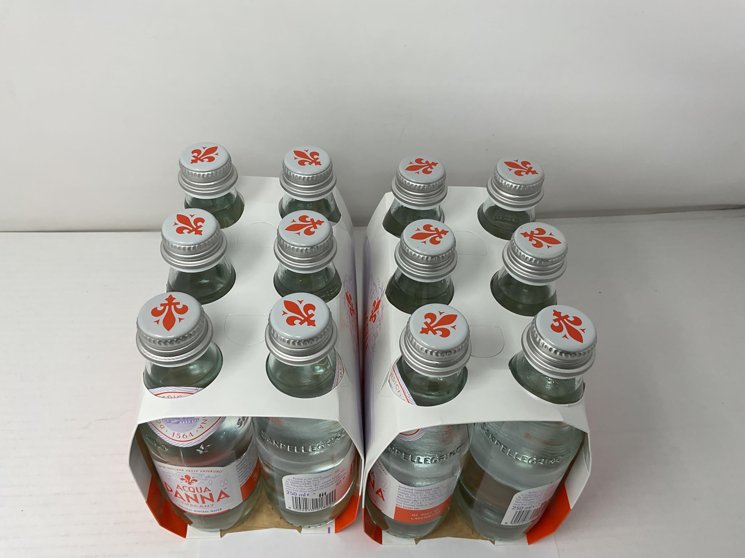 Acqua Panna Toscana Spring Water, 8.8oz Glass Bottle (Pack of 12, Total of 105.6 Oz)