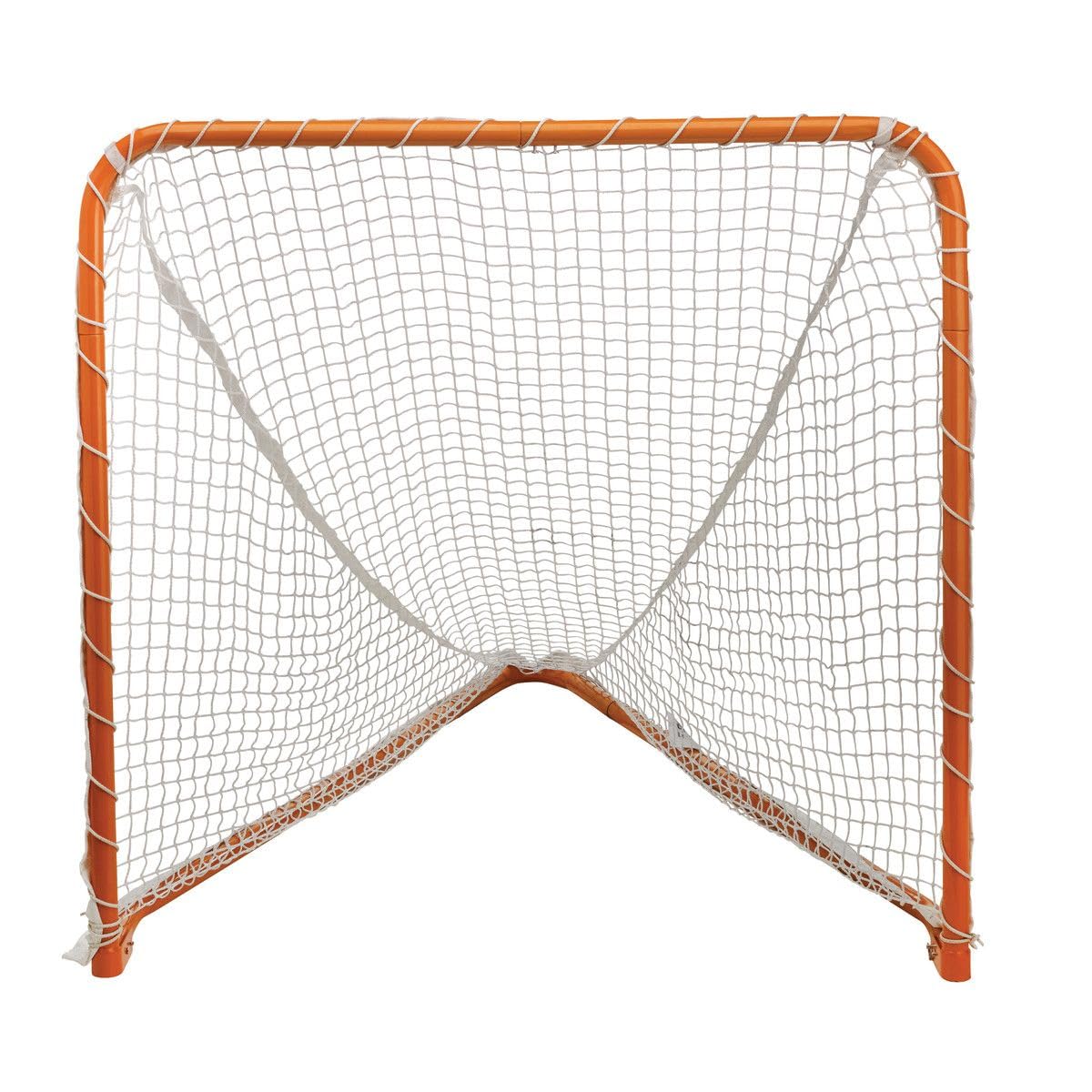 STX Lacrosse Folding Backyard Lacrosse Goal, Orange, 4 x 4-Feet
