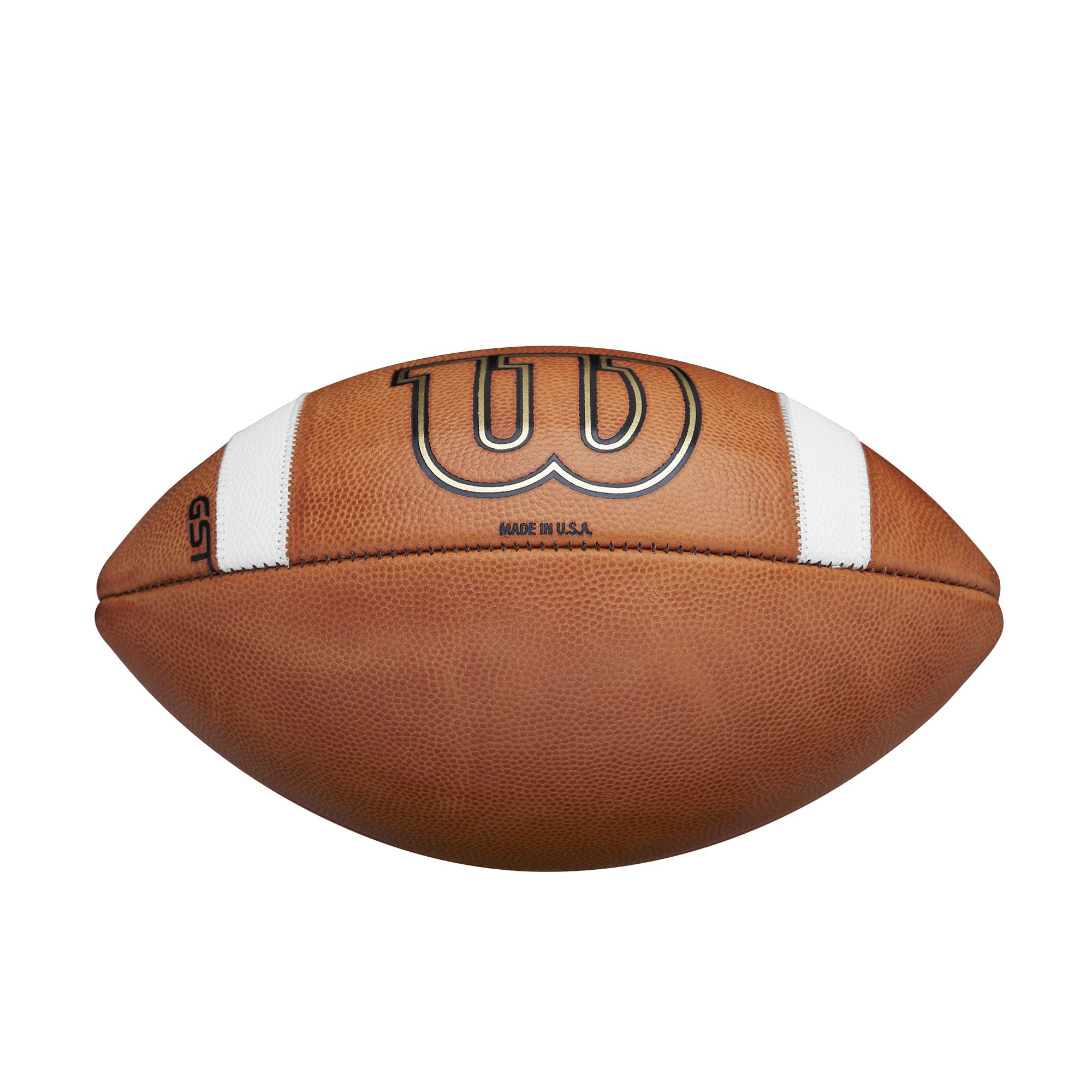 WILSON GST1003 Leather Game Football Factory Defect/Blemish - Official Size, Tan