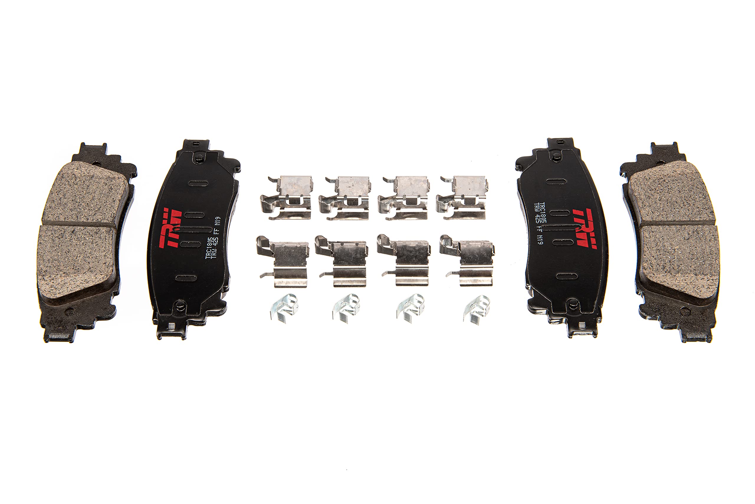 TRW Pro TRC1056 Disc Brake Pad Set For Dodge Charger 2006-2010, Front, And Other Applications