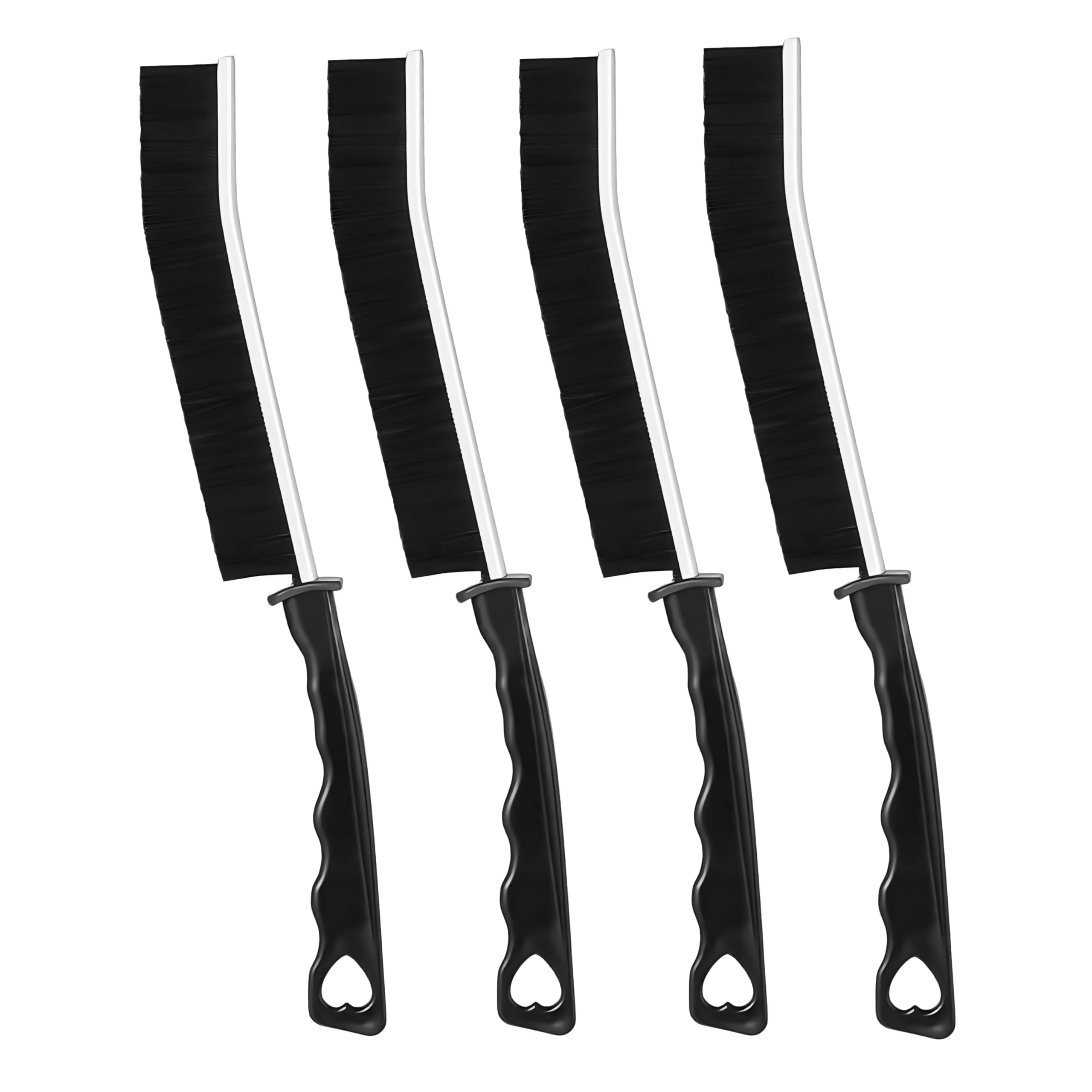 Cleaning Brush Hard Bristle Crevice Cleaning Brush Multifunctional Bathroom Cleaning Tools Toilet Brush Thin Cleaning Brush Corner Brush for Kitchen Home Shower Windows Vehicles Faucets Floor(4 PCS)
