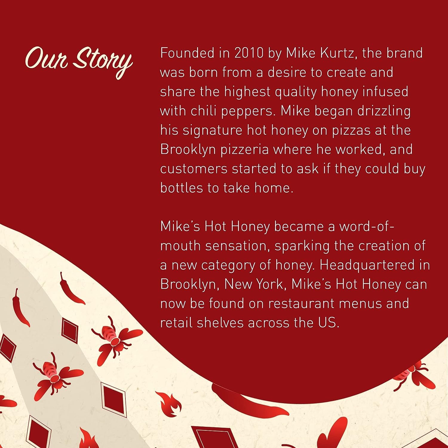 Mike's Extra Hot Honey, America's #1 Brand of Hot Honey, Spicy Honey, All Natural 100% Pure Honey Infused with Chili Peppers, Gluten-Free, Paleo-Friendly (10oz Bottle, 1 Pack)