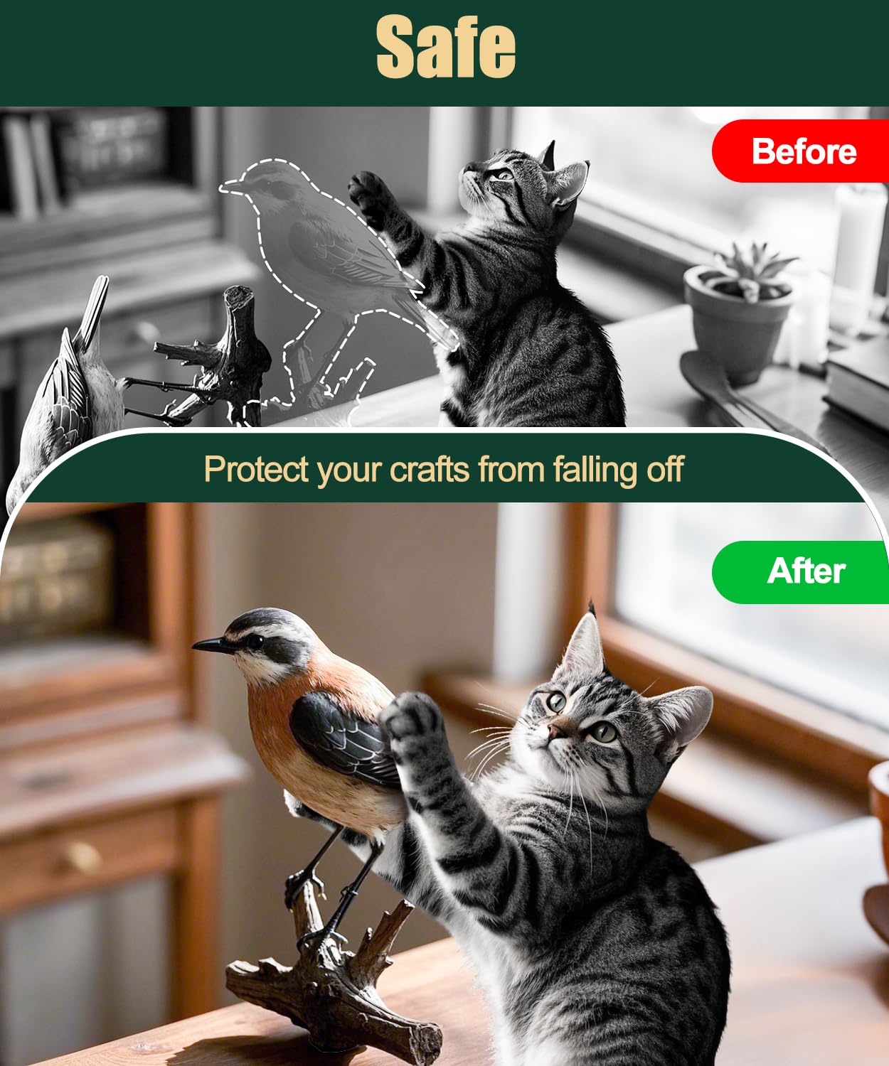 PHIXBEAR 0.8 "&1.18" Glue Clear Dots Double Sided Removable, Mounting Putty for Walls No Damage, Poster Sticky Tack for Hanging Pictures, Dashboard Accessories, Home Crafts, 120 Pcs