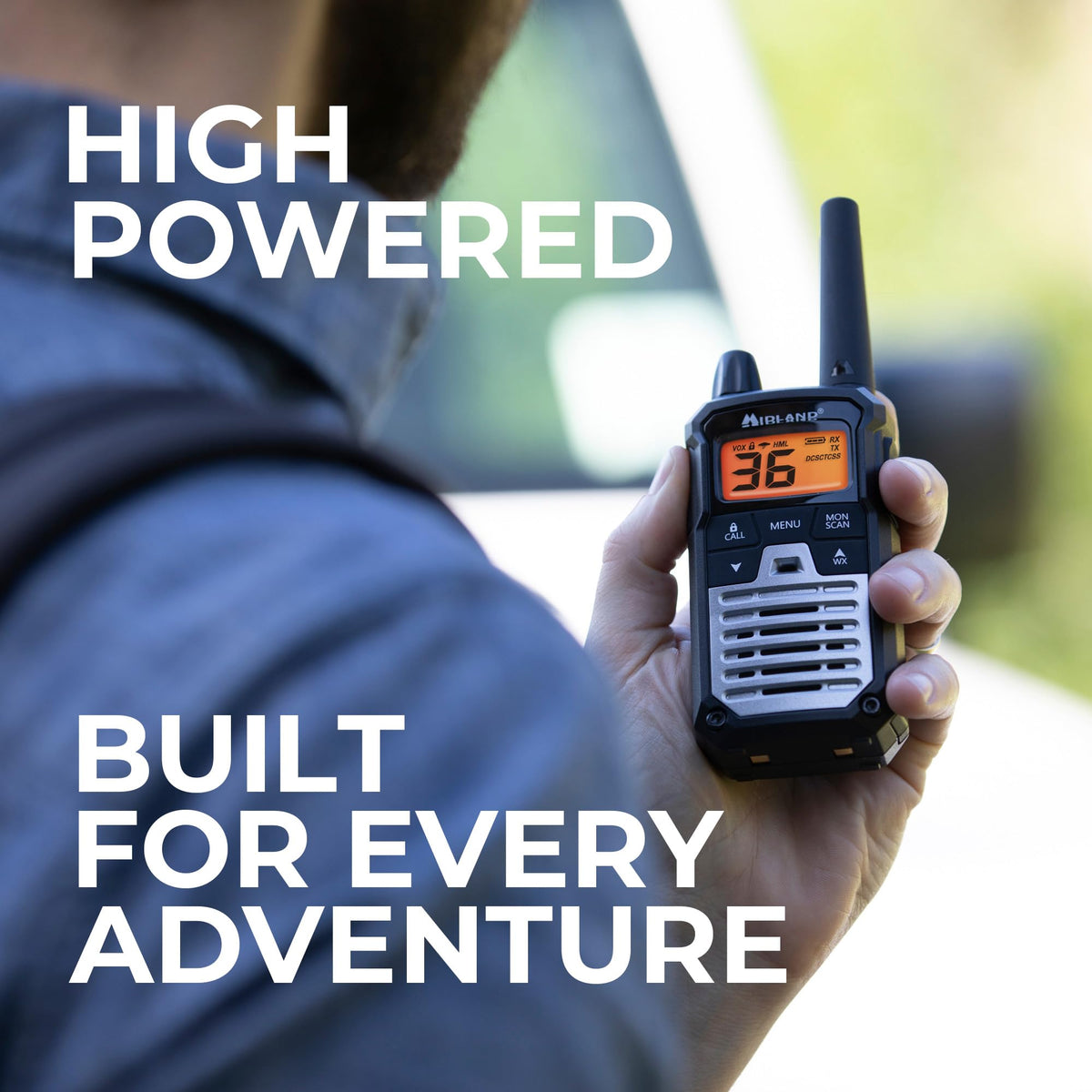 Midland T290VP4 High-Powered GMRS Two-Way Radios | Long-Range Communication with 36 Channels & 121 Privacy Codes | Durable, Water-Resistant Design for Outdoor Adventures