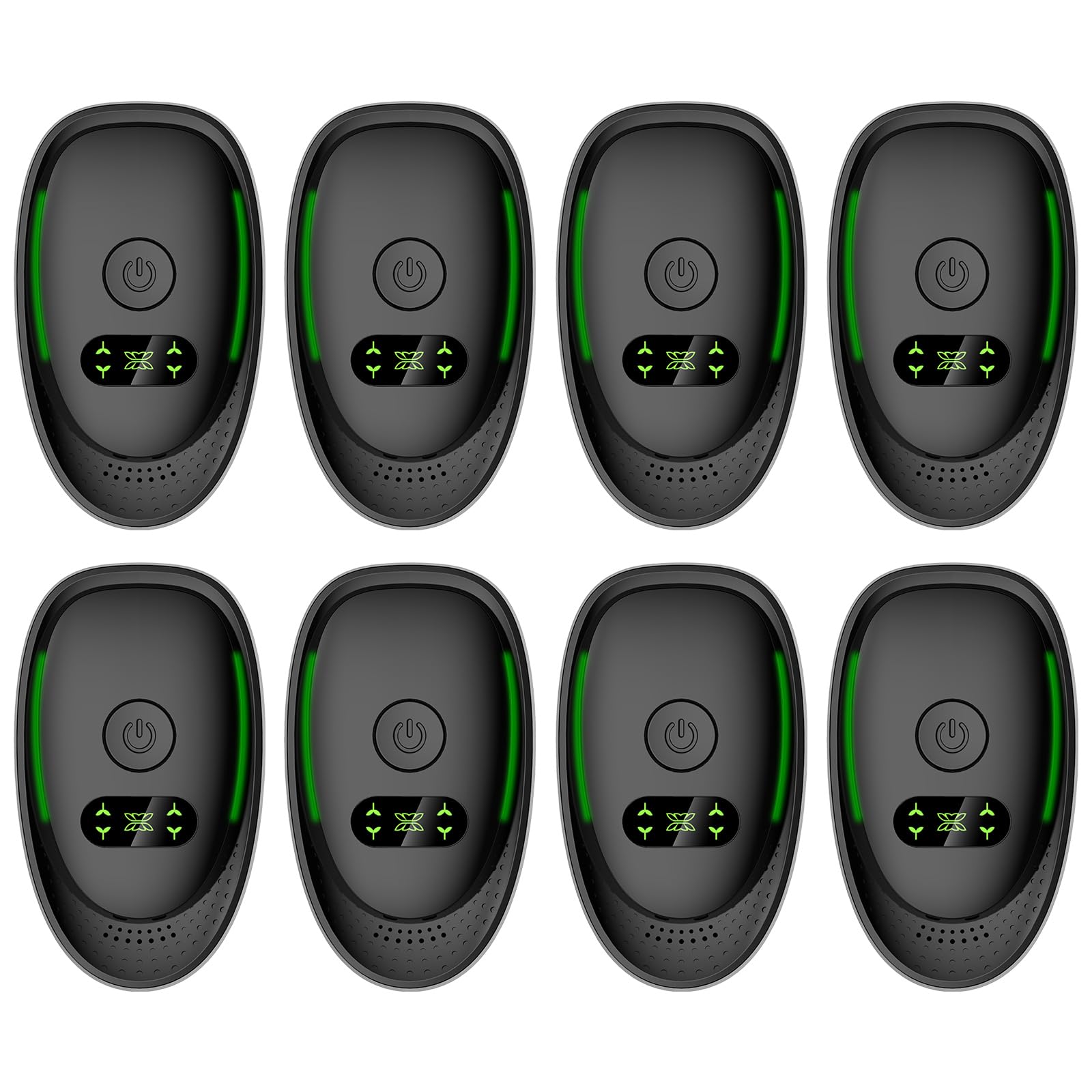 Plug in Air Purifier, Air Ionizer for Home, Quiet Air Freshener for Kitchen, Bedroom, Office, Portable Mini Filterless Mobile Air Cleaner for Pets, Smoke Smell, Dust, Odor (8Pack)