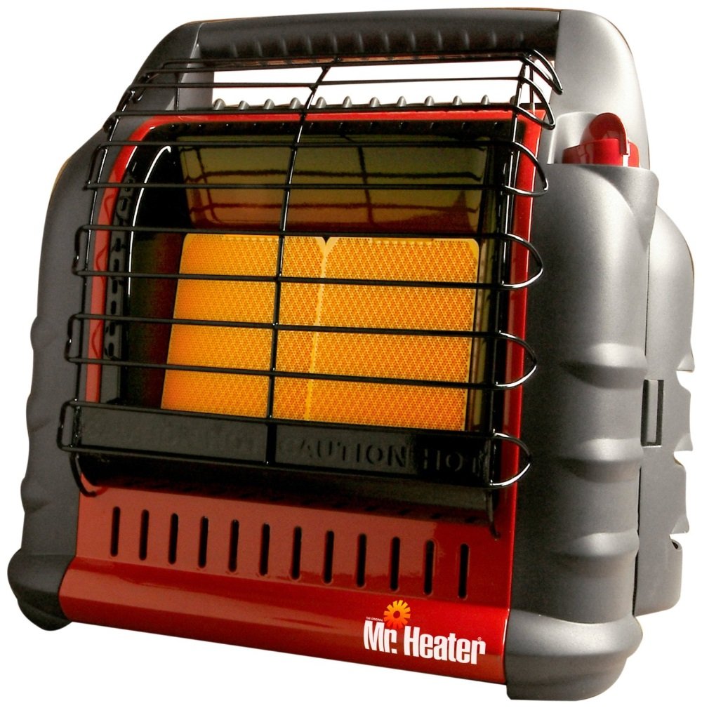 Mr. Heater Portable Big Buddy Propane Heater with 10-Feet Propane Hose Assembly and Propane Tank Refill Adapter Bundle - Propane Heater for Outdoor & Indoor use - 4,000, 9,000 or 18,000 BTU (3 Items)