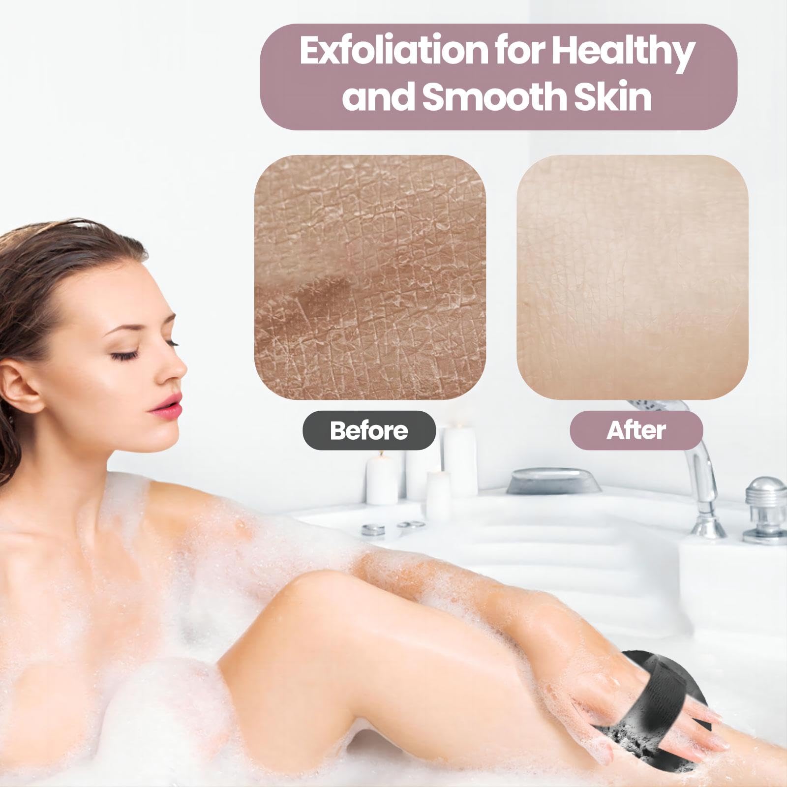 Keesa exfoliating Glove,Body Scrub Gloves, Glove exfoliator for Body,exfoliating Body Scrubber,exfoliating mitt for Shower Glove,exfoliating mitt,exfoliating Body Scrubber(1pc)