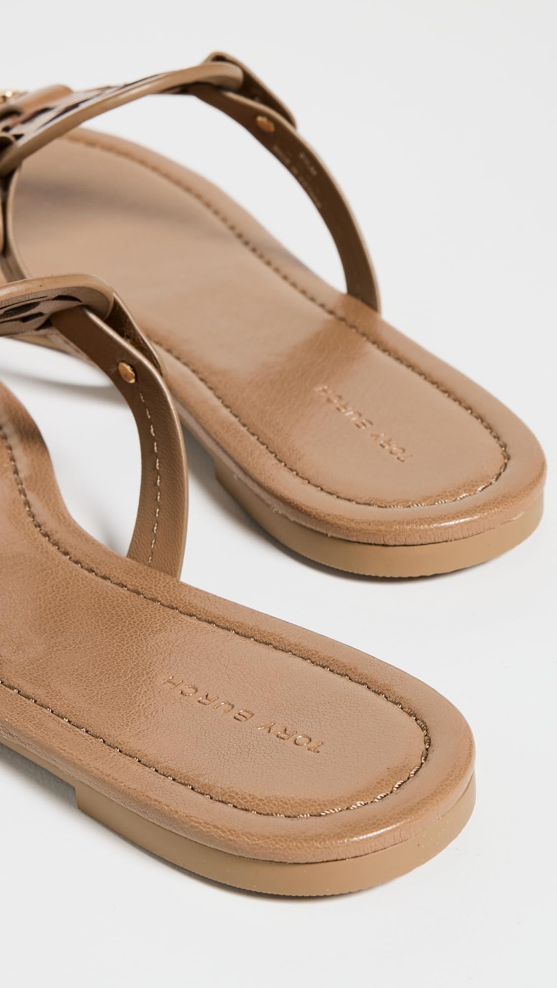 Tory Burch Women's Miller Sandals, Almond Flour, 10 Medium US
