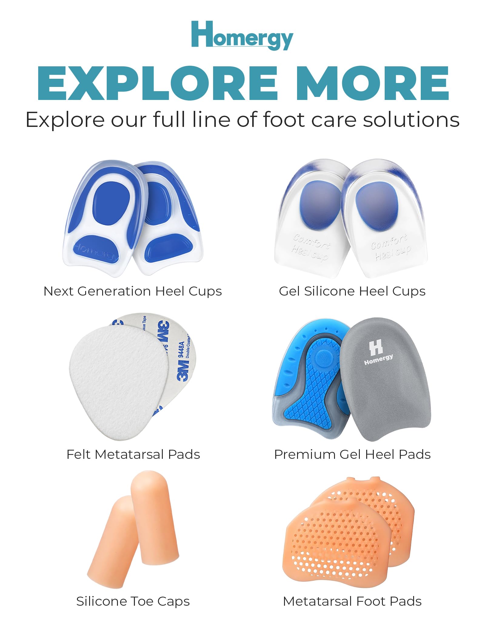 Homergy Hammer Toe corrector for Women and Men, 4 Pack, (Next Generation), Reusable Fabric Buddy Wraps for Broken Toes, Hammertoe Corrector