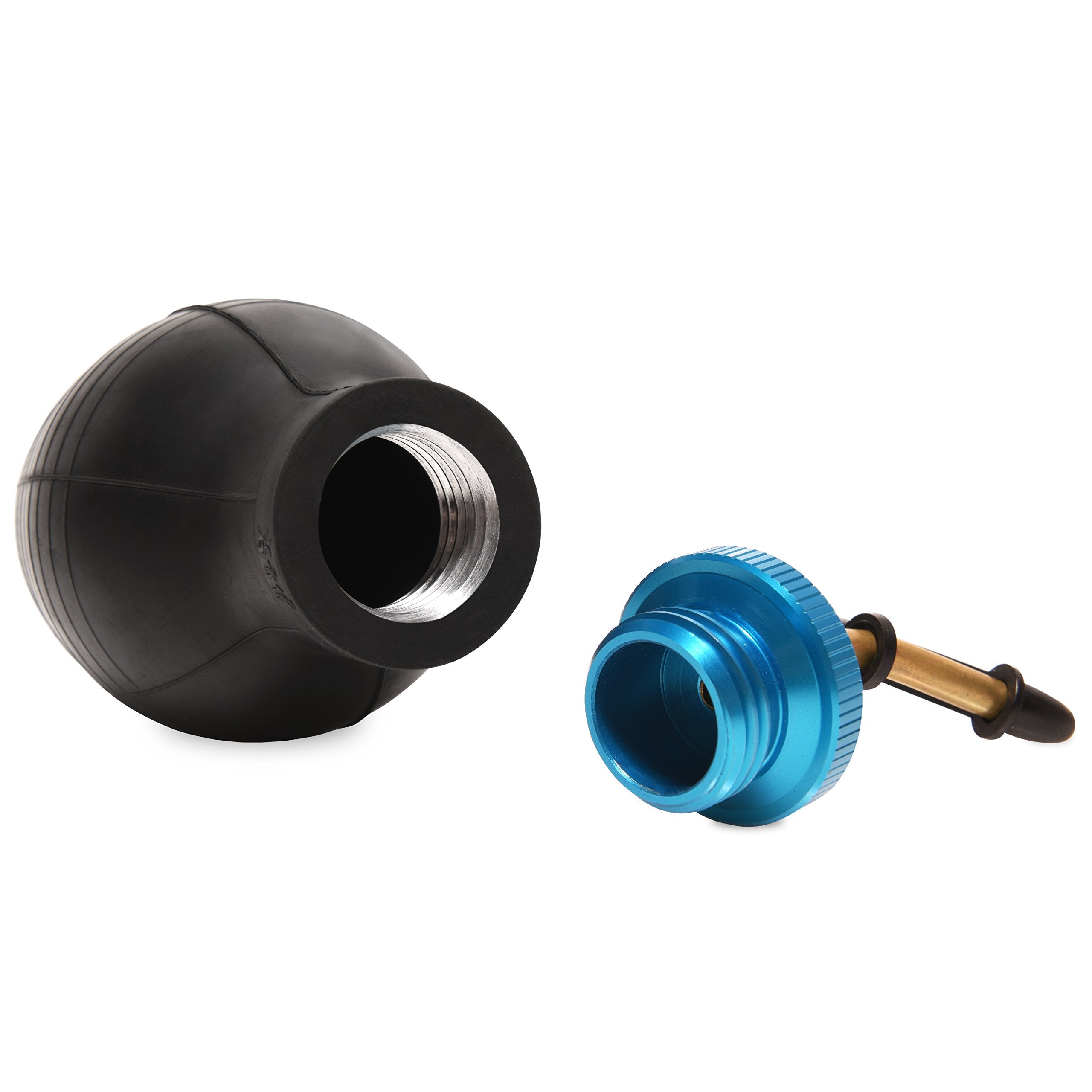 Ivation Bulb Duster Sprayer – Handheld, 7" Extendable Applicator for Earth & Other Home Powder Applications – Non-Toxic, All-Natural – Small