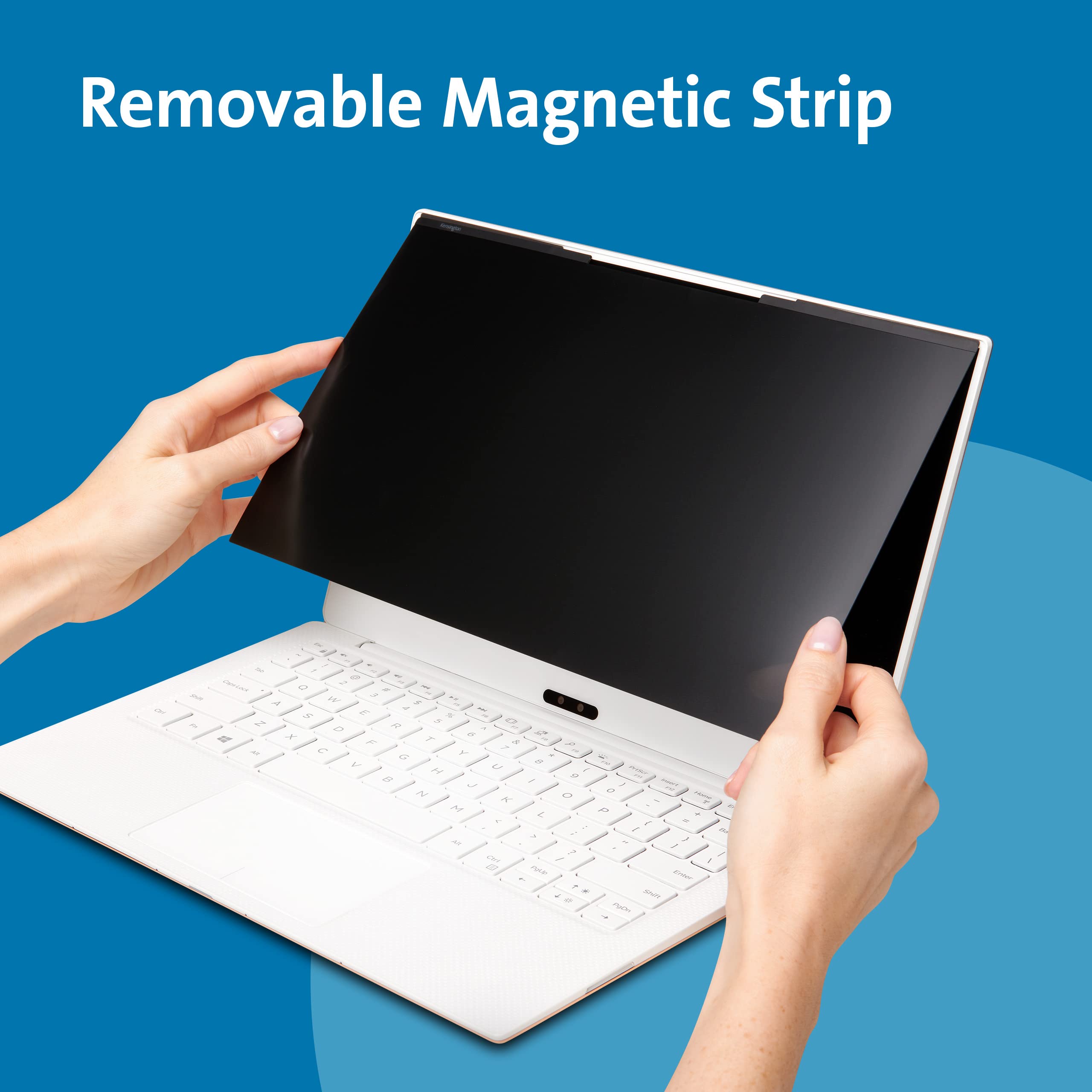 Kensington MagPro™ Magnetic Laptop Privacy Screen 14 inch, Removable 16:9 Laptop Privacy Filter, Anti-Glare, Blue Ray Reduction, Compatible with HP/Dell/Acer/Asus/Samsung/Lenovo (K58352WW)
