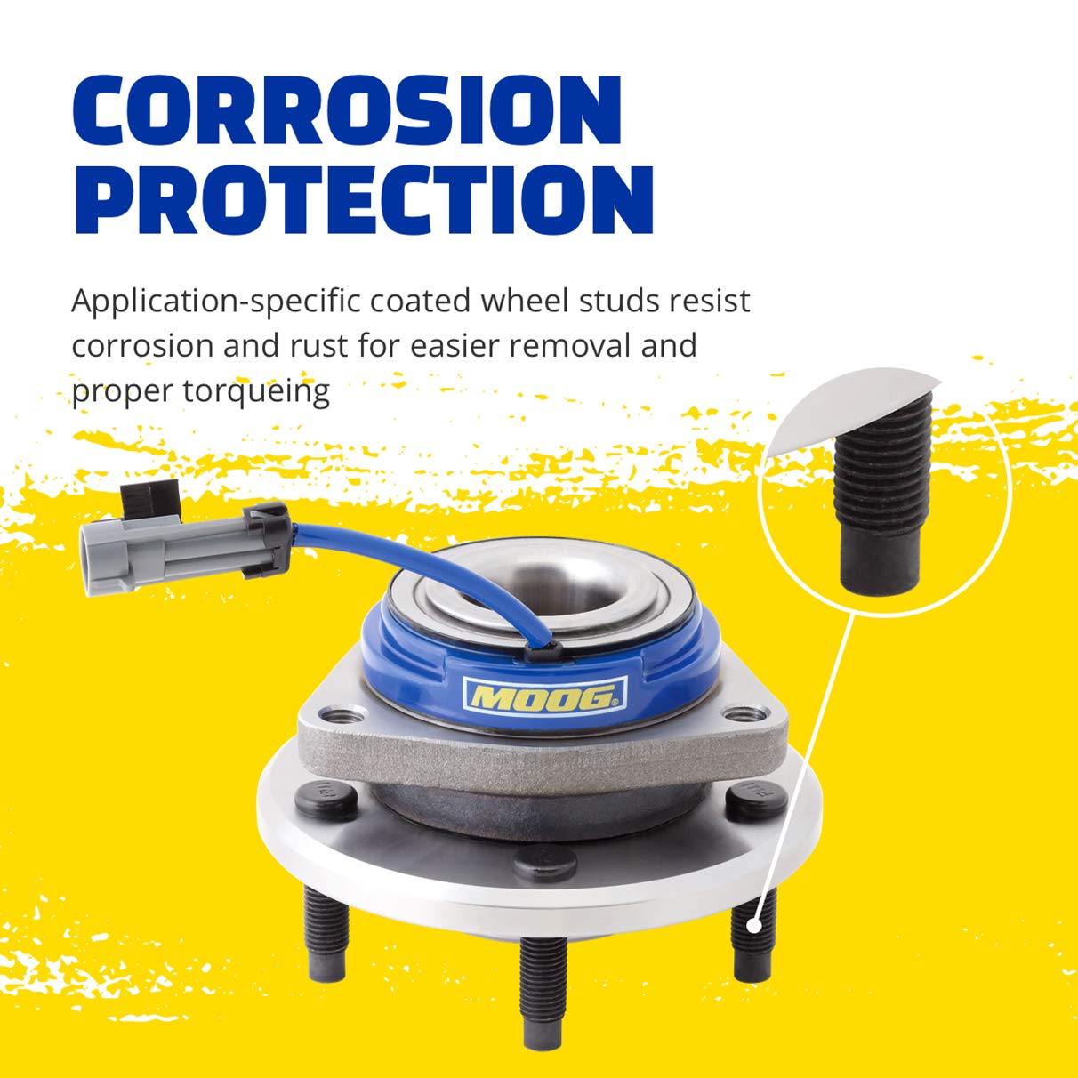 MOOG 515101 Wheel Bearing and Hub Assembly for Dodge Ram 2500