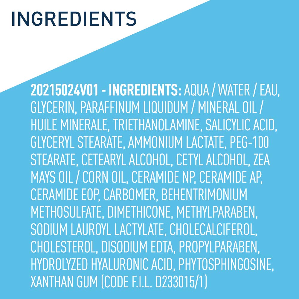 CeraVe SA Lotion for Rough & Bumpy Skin | Vitamin D, Hyaluronic Acid, Lactic Acid, Niacinamide & Salicylic Acid Lotion | Rough And Bumpy Skin Lotion |Gentle Exfoliating Body Lotion | 19 Ounce