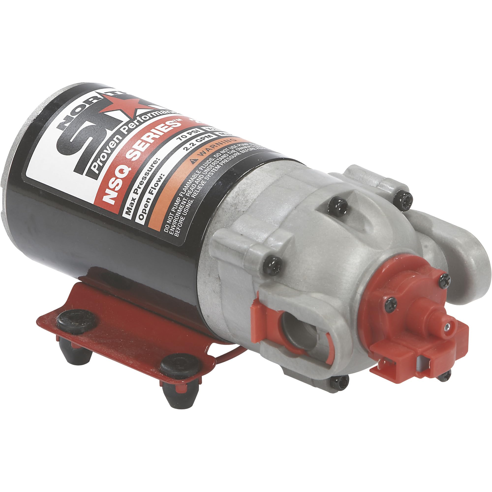 NorthStar NSQ Series 12V On-Demand Sprayer Diaphragm Pump with Quick-Connect Ports - 2.2 GPM