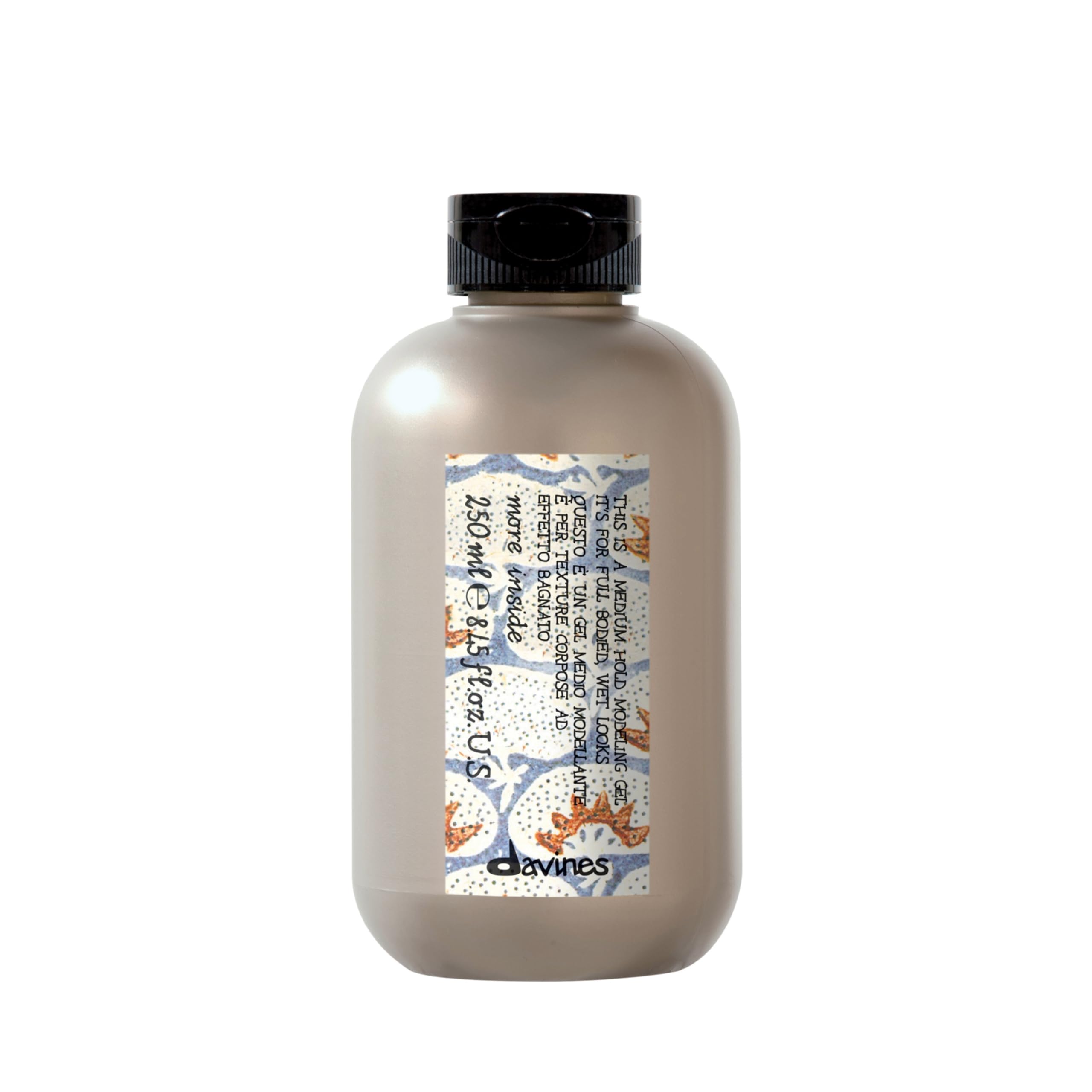 Davines This Is A Medium Hold Modeling Gel, For Structured And Full-Bodied Wet Looks, Protects Against Humidity, 8.45 fl. oz.
