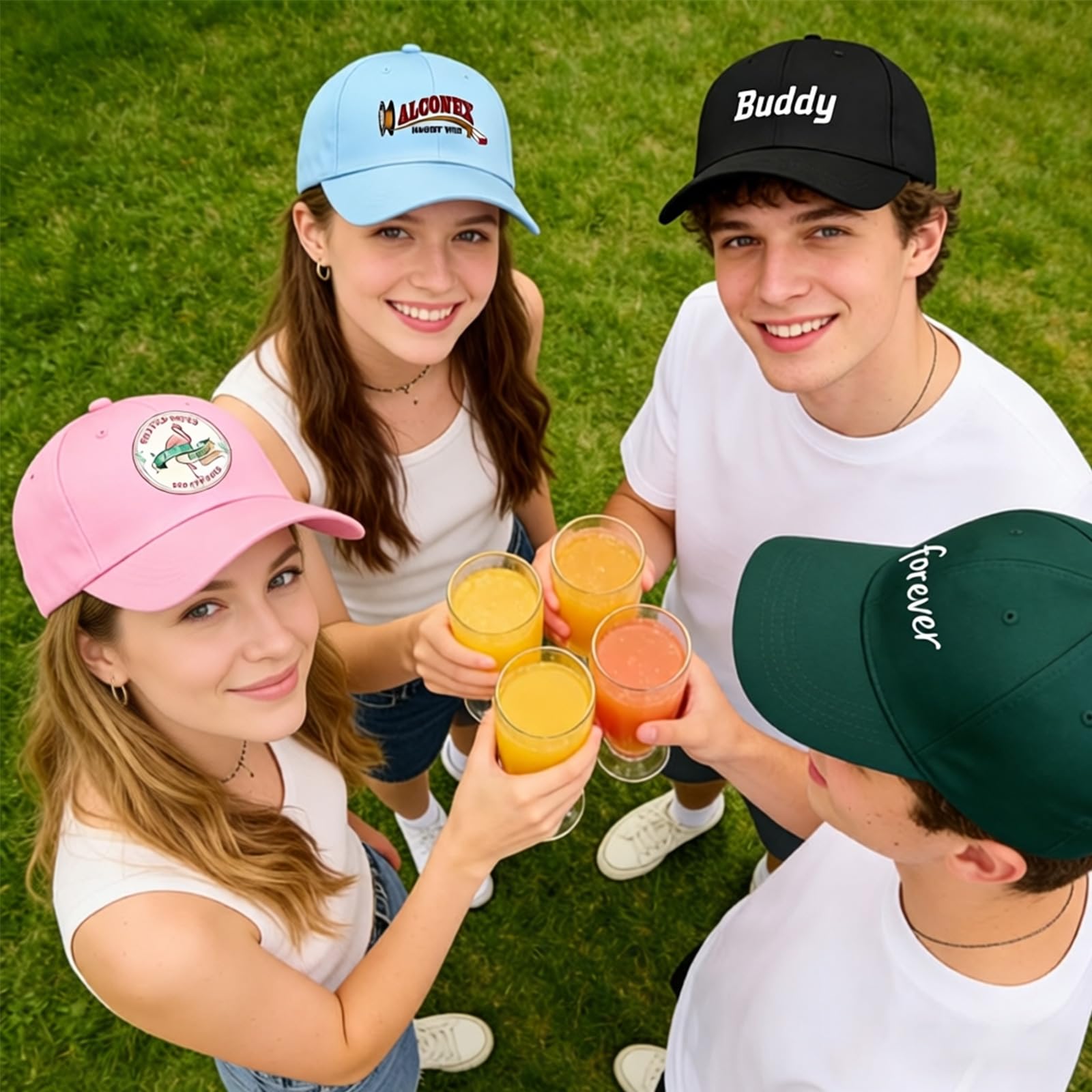 Custom Baseball Cap for Men Women - Personalized Trucker Hat, Design Your Own Logo & Text, Adjustable Sun Hat for Gifts (Black)