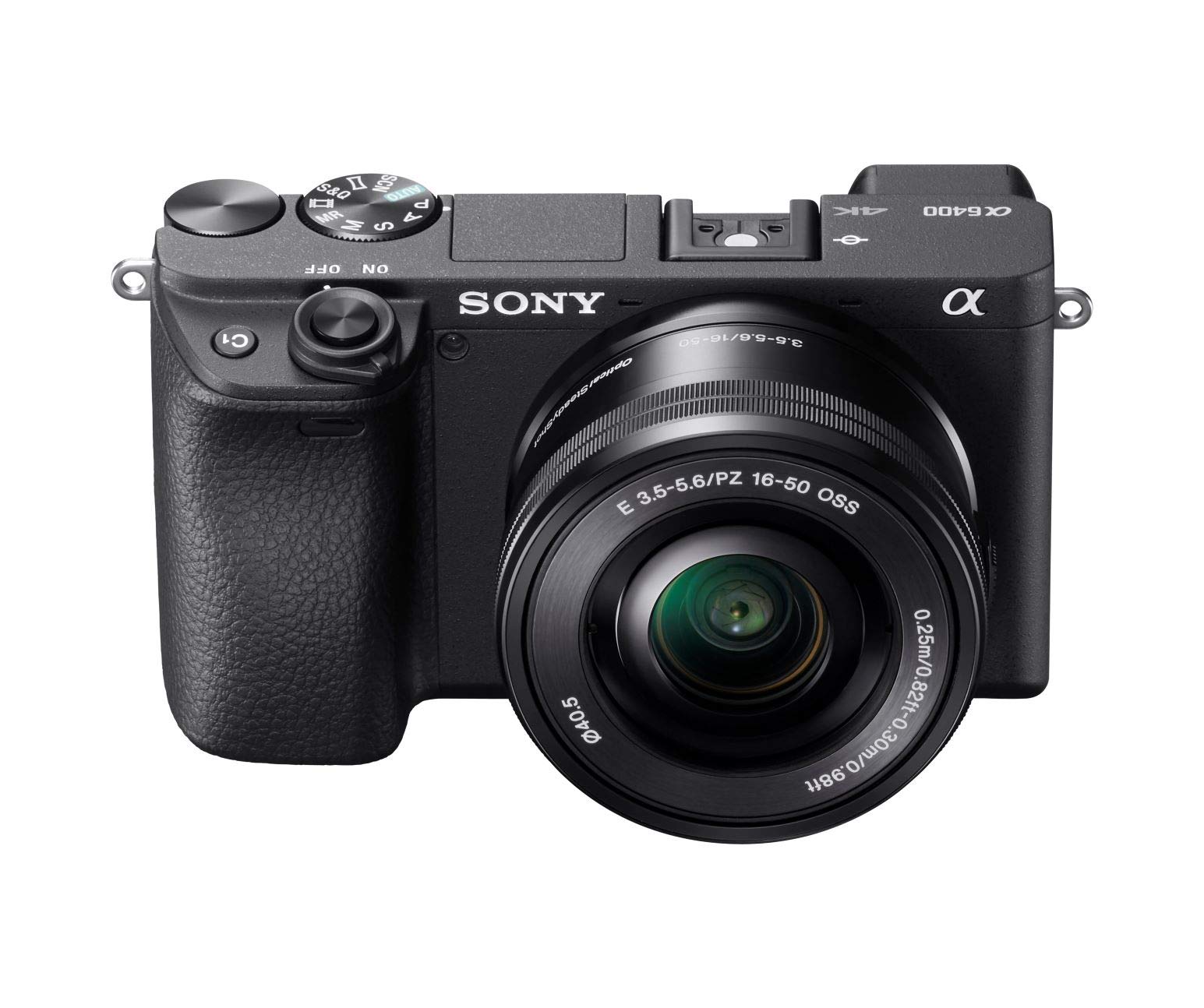Sony Alpha a6400 Mirrorless Camera: Compact APS-C Interchangeable Lens Digital Camera with Real-Time Eye Auto Focus, 4K Video, Flip Screen & 16-50mm Lens - E Mount Compatible - ILCE-6400L/B, Black
