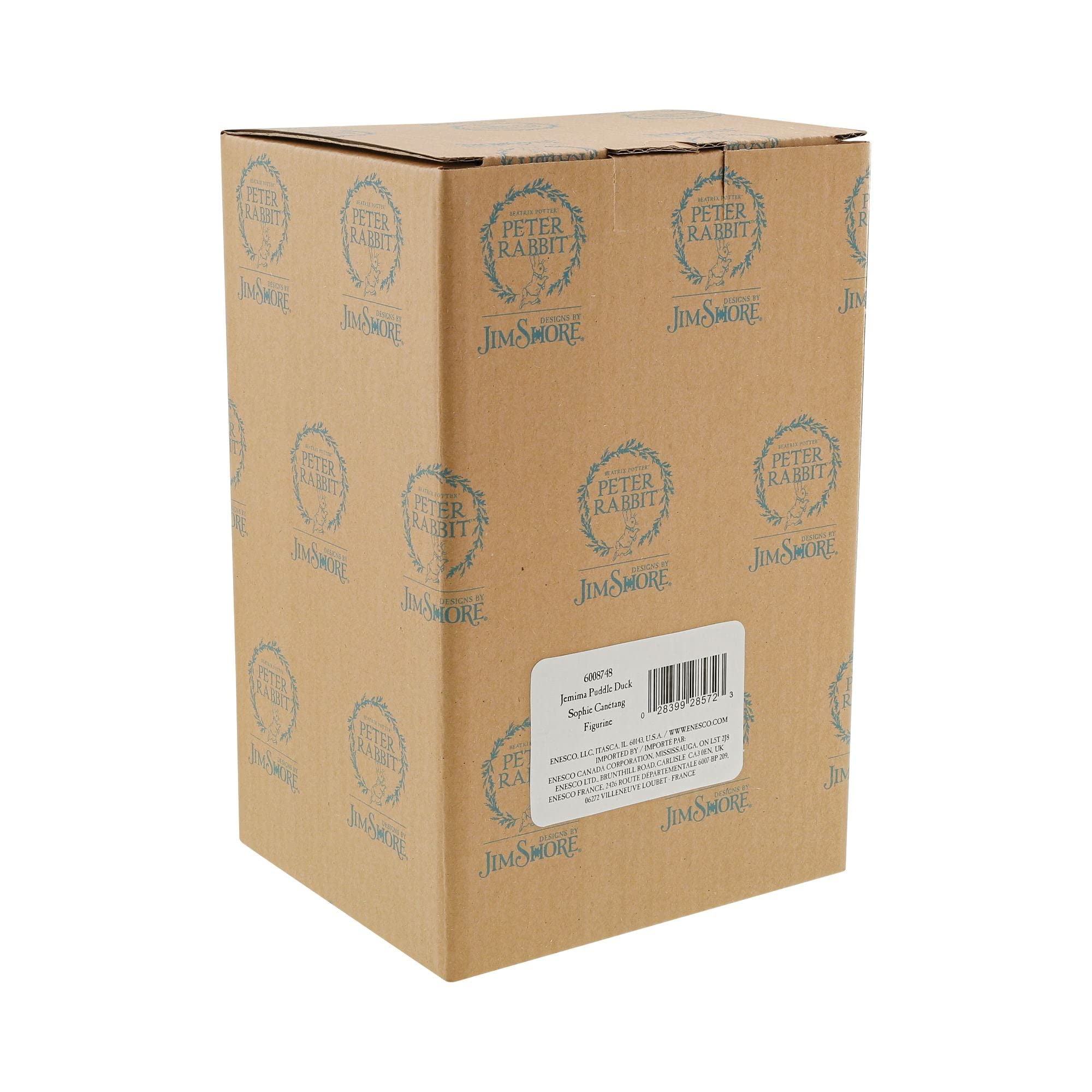 Enesco Beatrix Potter by Jim Shore Jemima Puddle-Duck Figurine, 6.25 Inch, Multicolor