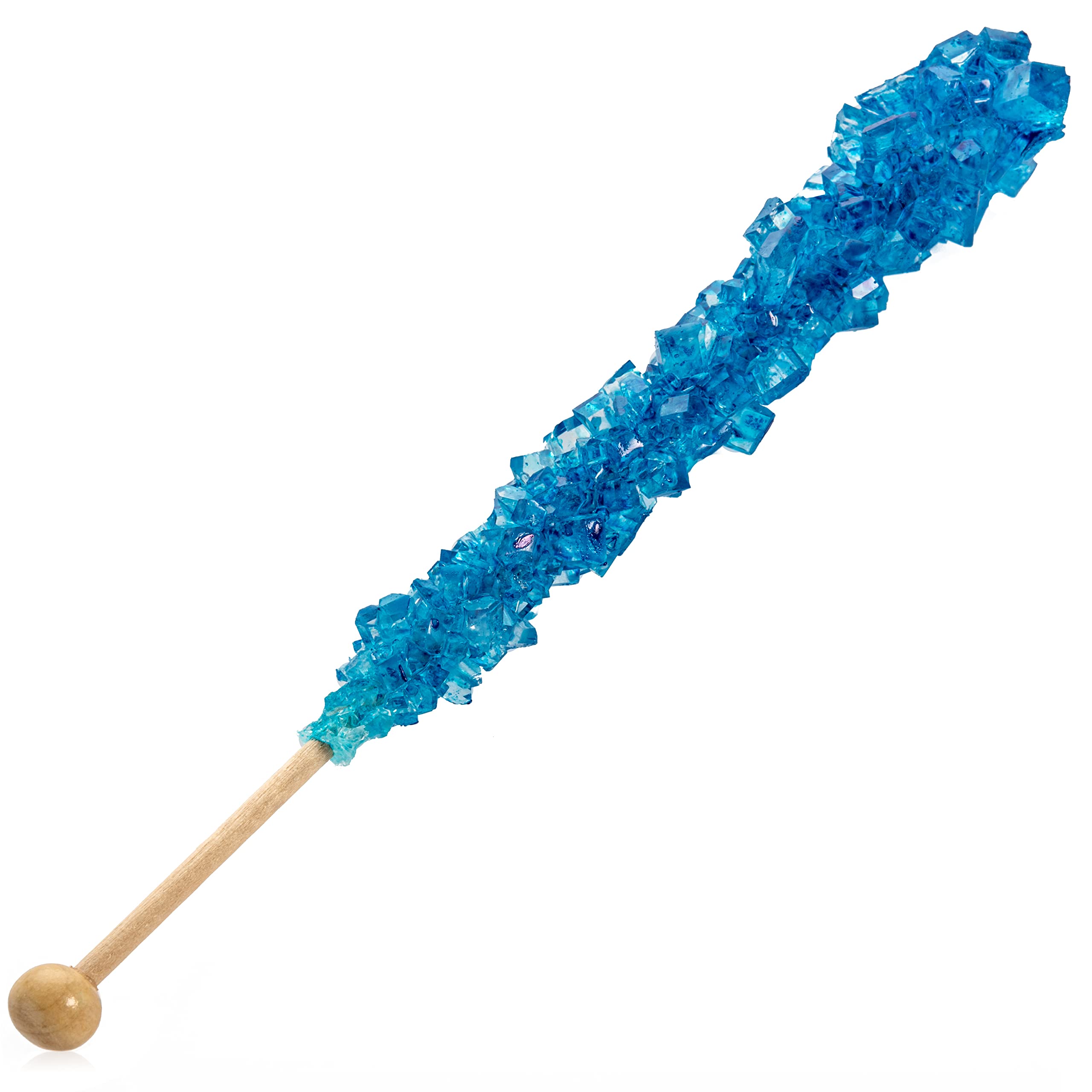 Candy Envy - Frozen Ice Rock Candy Sugar Sticks - 36 Individually Wrapped Party Treats & 4 Wands