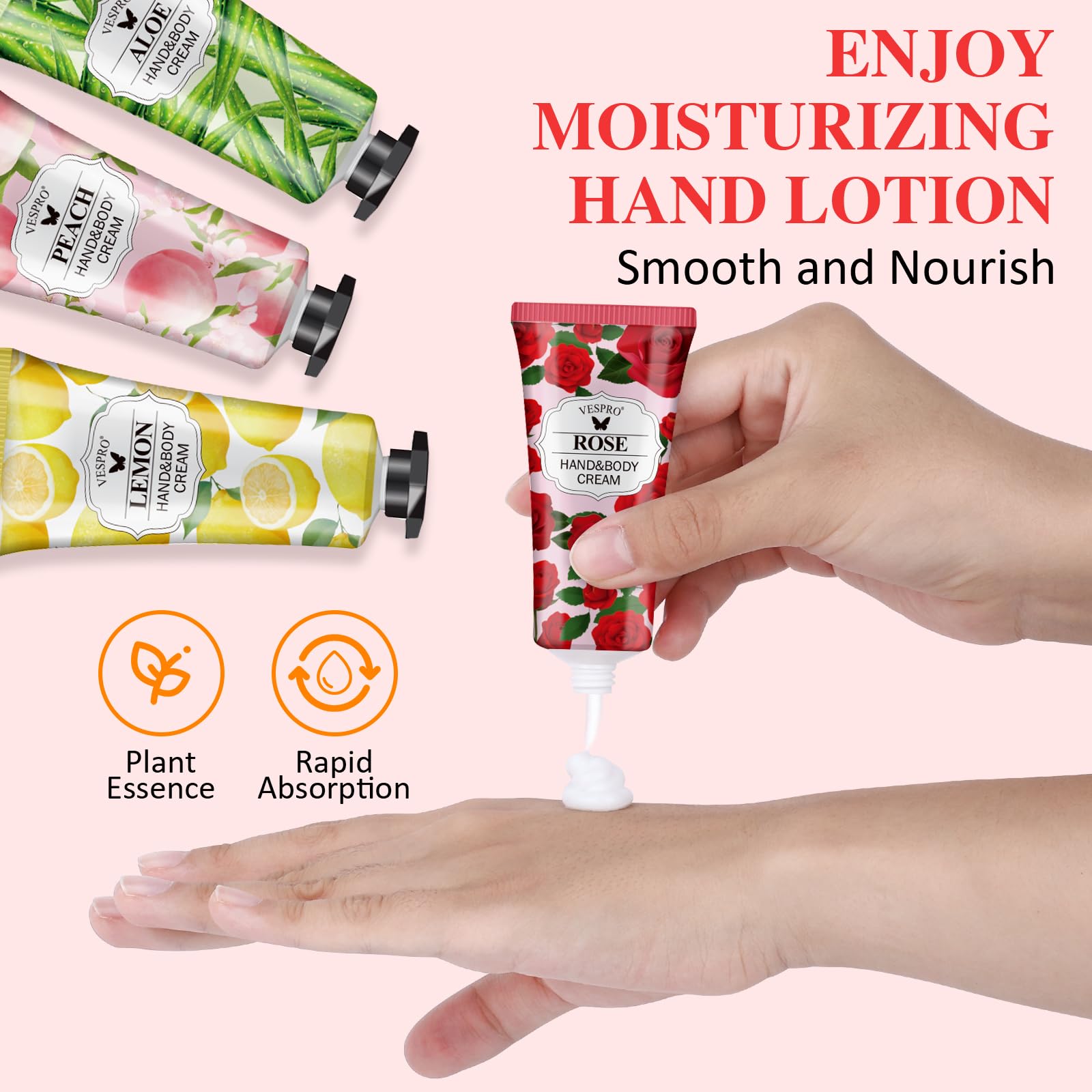 210 Pack Hand Cream Gifts Set For Women, Mothers Day Gifts for Mom, Hand Lotion Travel Size for Dry Cracked Hands, Hand Lotion Bulk for Teacher Appreciation Gifts and Wedding Welcome Bag Stuffers
