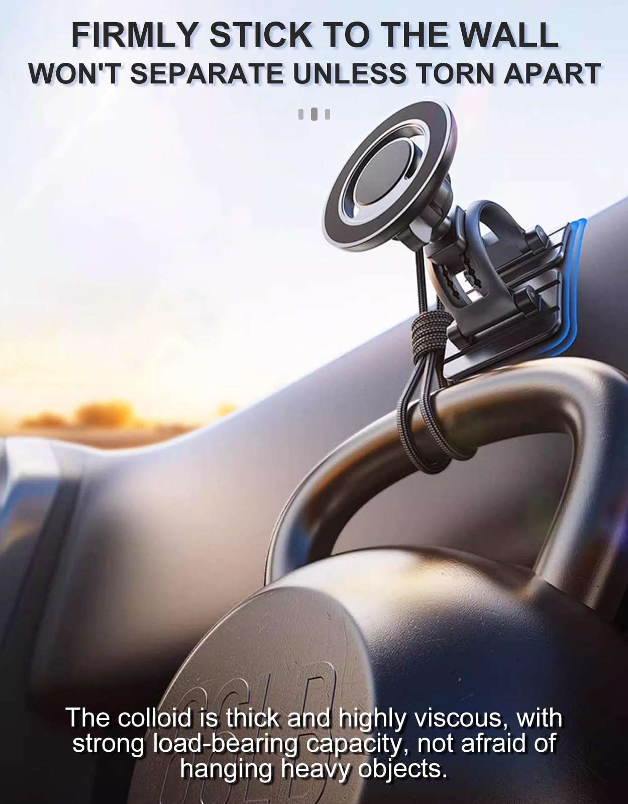 PHIXBEAR Strongest Double Sided Tape,Waterproof Heavy Duty Mounting Tape Made of 3M PE, Length 29.5 Ft (Width 1.18in & 0.59in), White Strong Adhesive Foam Tape for Walls Decor Picture Strips