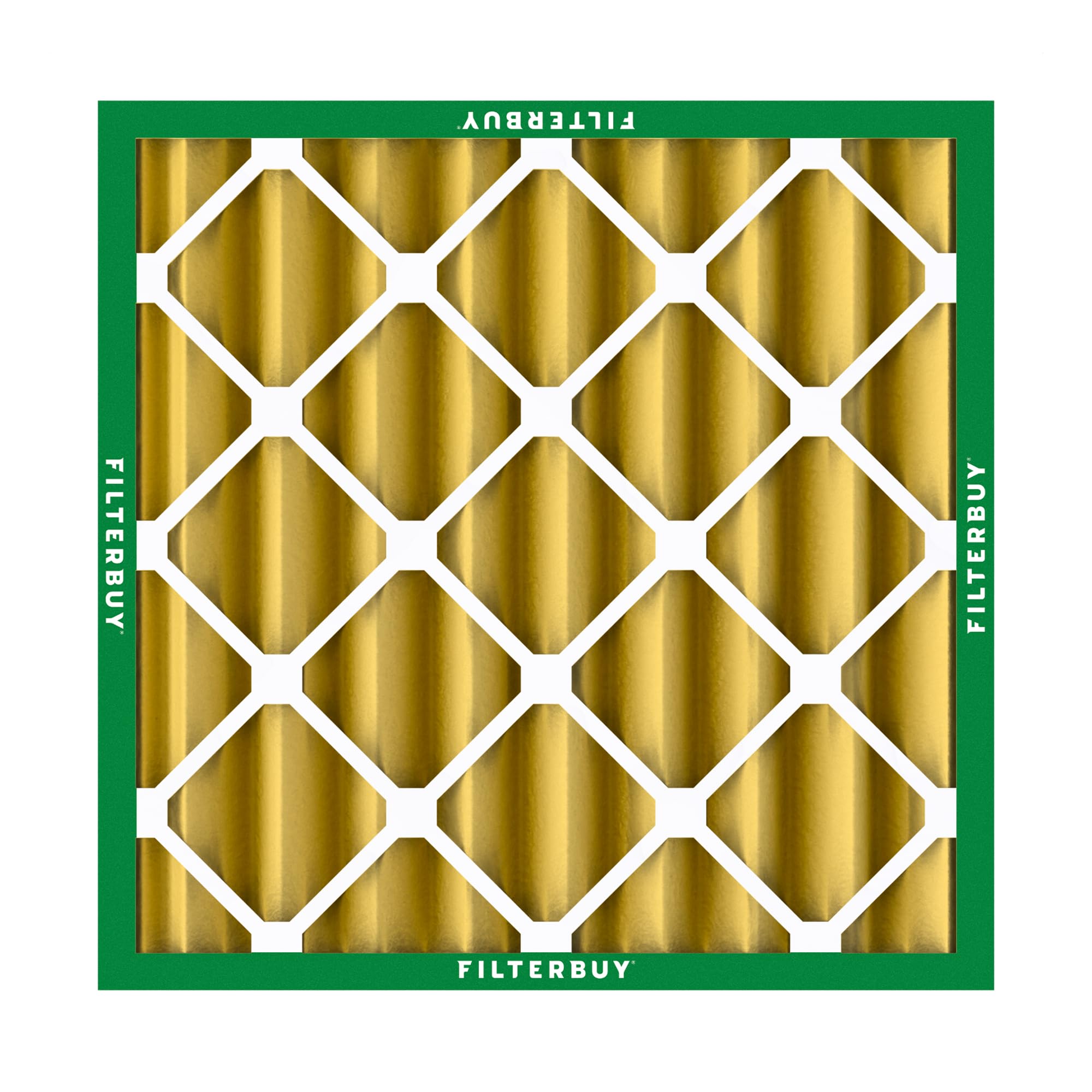 Filterbuy 20x20x4 Air Filter MERV 11 Allergen Defense (4-Pack), Pleated HVAC AC Furnace Air Filters Replacement (Actual Size: 19.50 x 19.50 x 3.63 Inches)