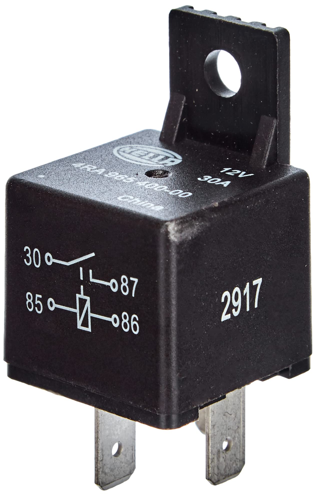 Hella Stark Sound – 109.23.37 – Red Set 12 V High/Low Frequency Hella Super Tone Horn Set B 133, 12 volt