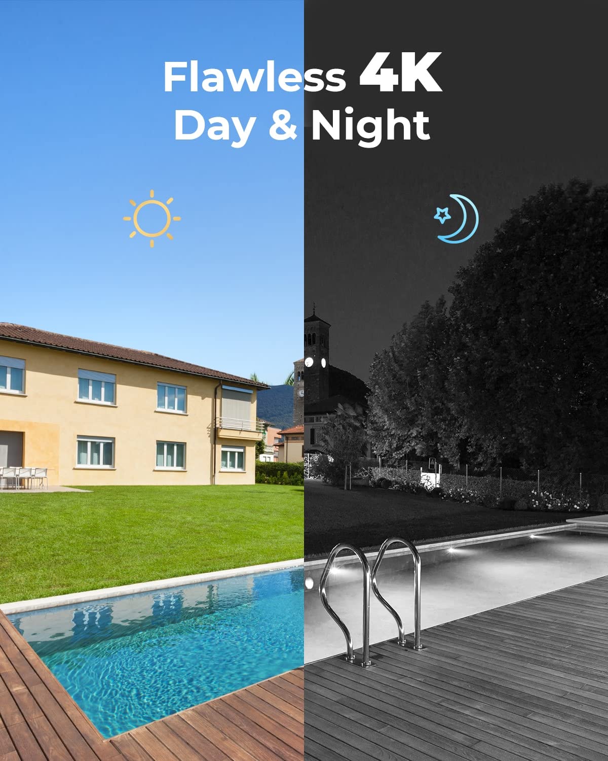 REOLINK 4K Security Camera System Wired, 8pcs H.265 Dome 4K PoE Cameras for Home Security Outdoors, Smart Person Vehicle Detection, 16CH NVR with 4TB HDD for 24-7 Recording, RLK16-800D8