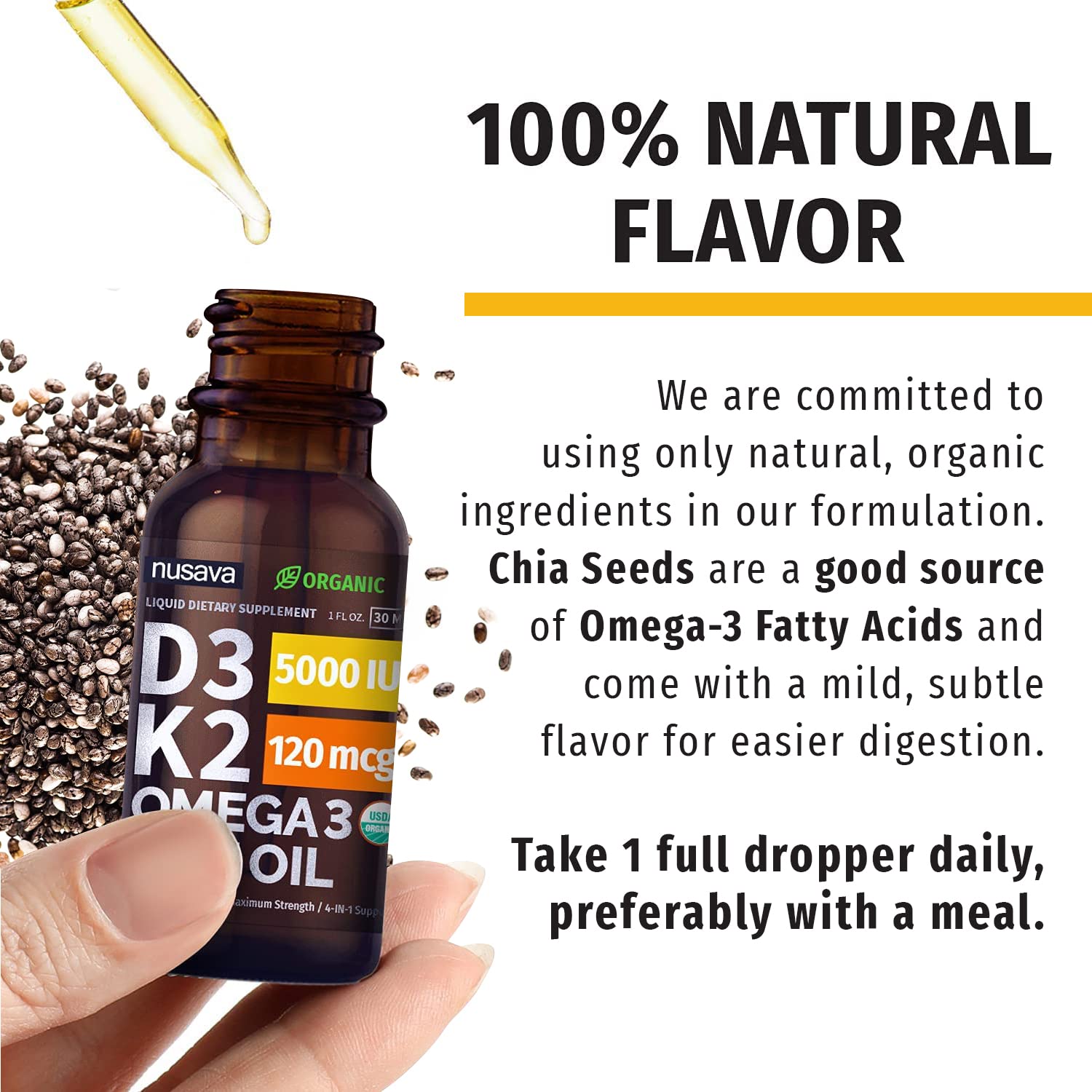 (4 Pack) Vitamin D3 K2 Drops Unflavored & Strawberry Flavor Bundle - Maximum Strength Vitamin D Liquid 5000 IU with MCT Oil Omega 3 - No Fillers, Non-GMO Liquid D3 for Immune Support, 2 Fl Oz Each