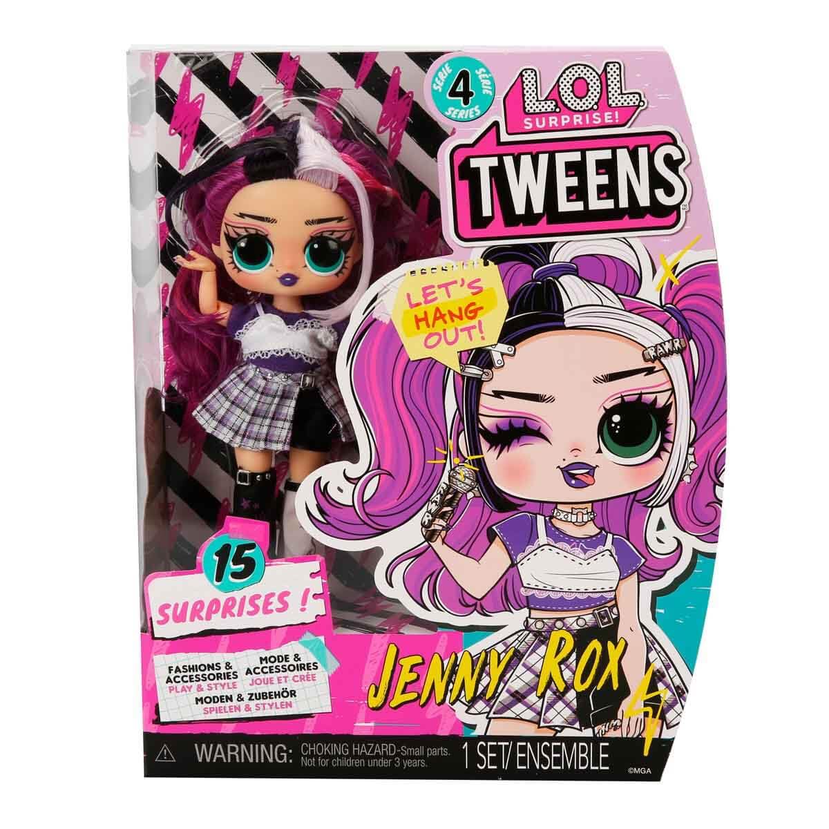 L.O.L. Surprise! Tweens Series 4 Fashion Doll Jenny Rox with 15 Surprises and Fabulous Accessories – Great Gift for Kids Ages 4+