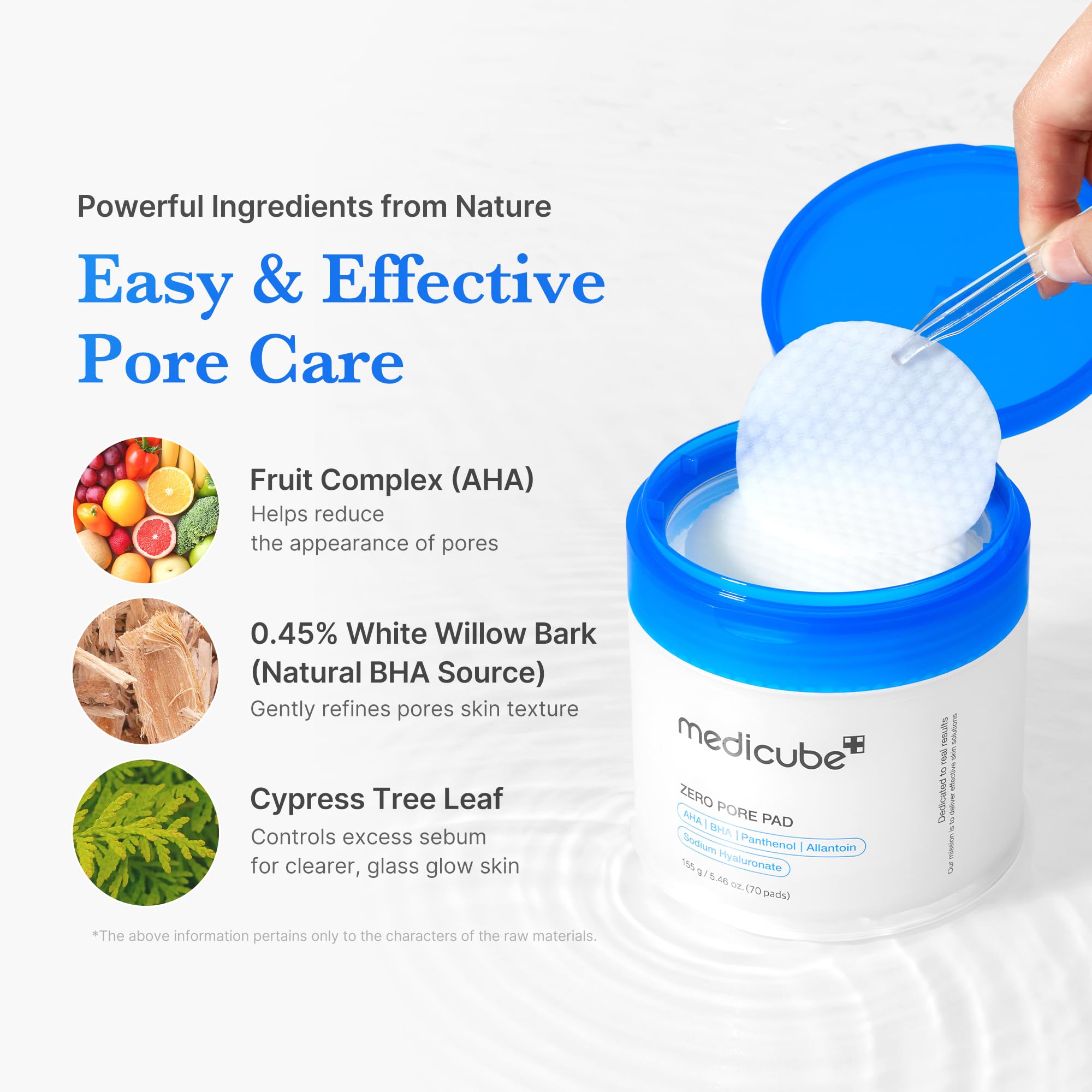 medicube Affordable Trio for Pore & Texture Care: Zero Pore Pads 2.0 and Zero Exosome Shot 7,500 PPM Spicule Facial Serum and Collagen Jelly Cream-50ml