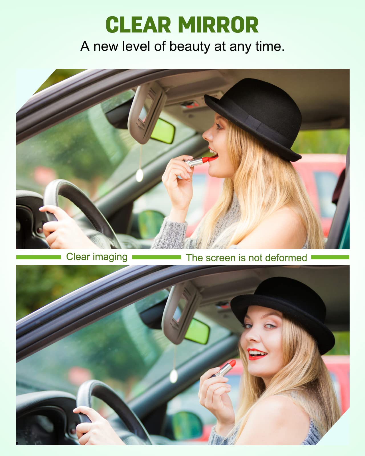 SCITOO Left Driver Side Beige Sun Visor Assembly fit for Toyota Camry 2006 2007 2008 2009 2010 2011 Windshield Visor with Sunroof Vanity Light